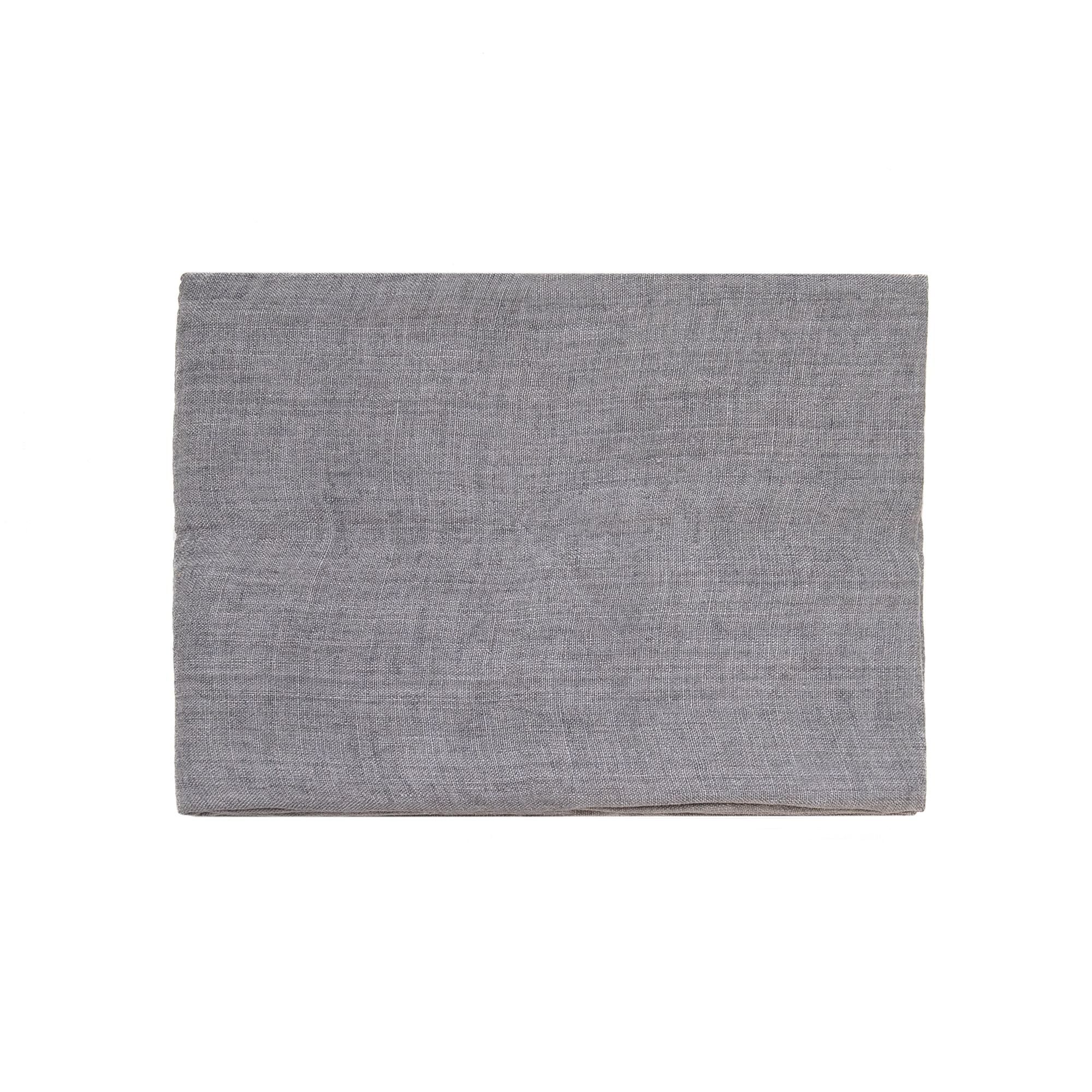 Stone Washed Linen Throw Blanket in Oyster, from Creative Women