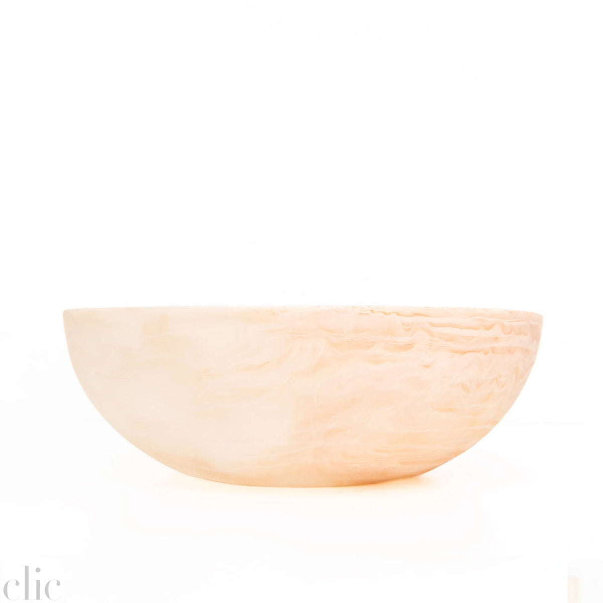 Large Wave Bowl in Blush Swirl, from Nashi Home