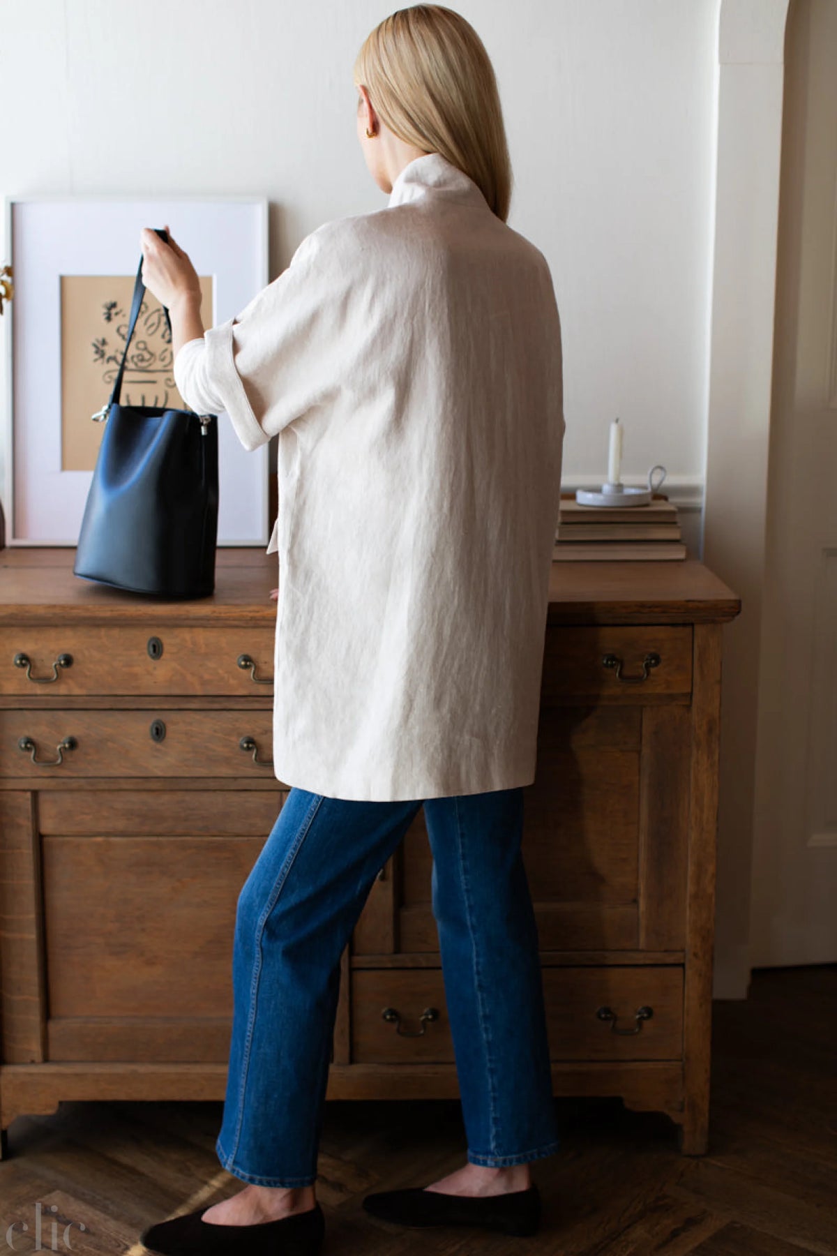 Beach Linen Layering Jacket, from Emerson Fry