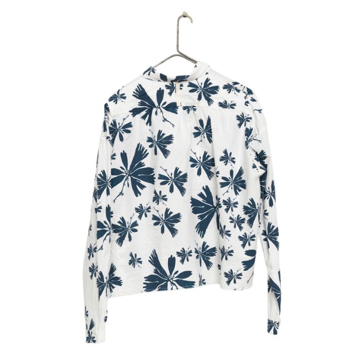 Shirt Cecile with Blue Flowers, from Hannoh Wessel