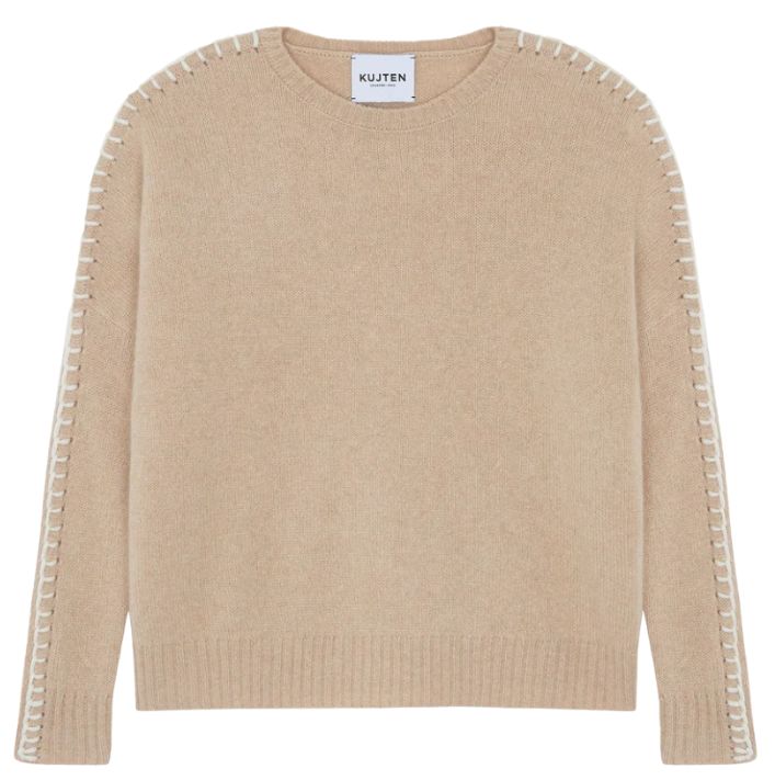 Cashmere Amea Sweater in Organic, from Kujten