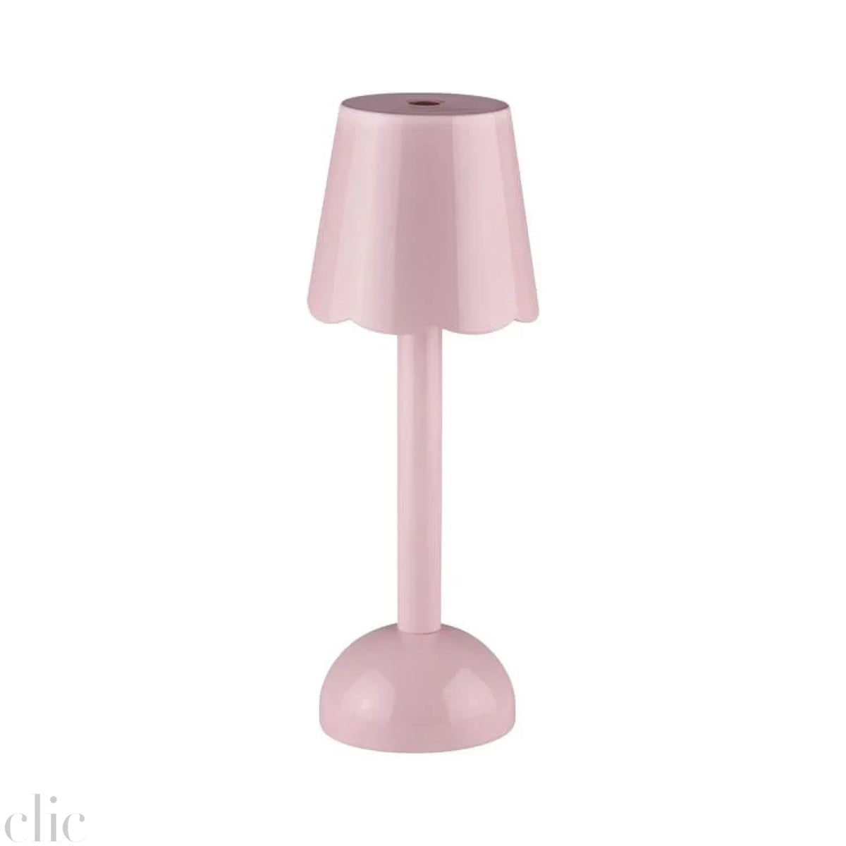 Scallop LED Lamp in Pink