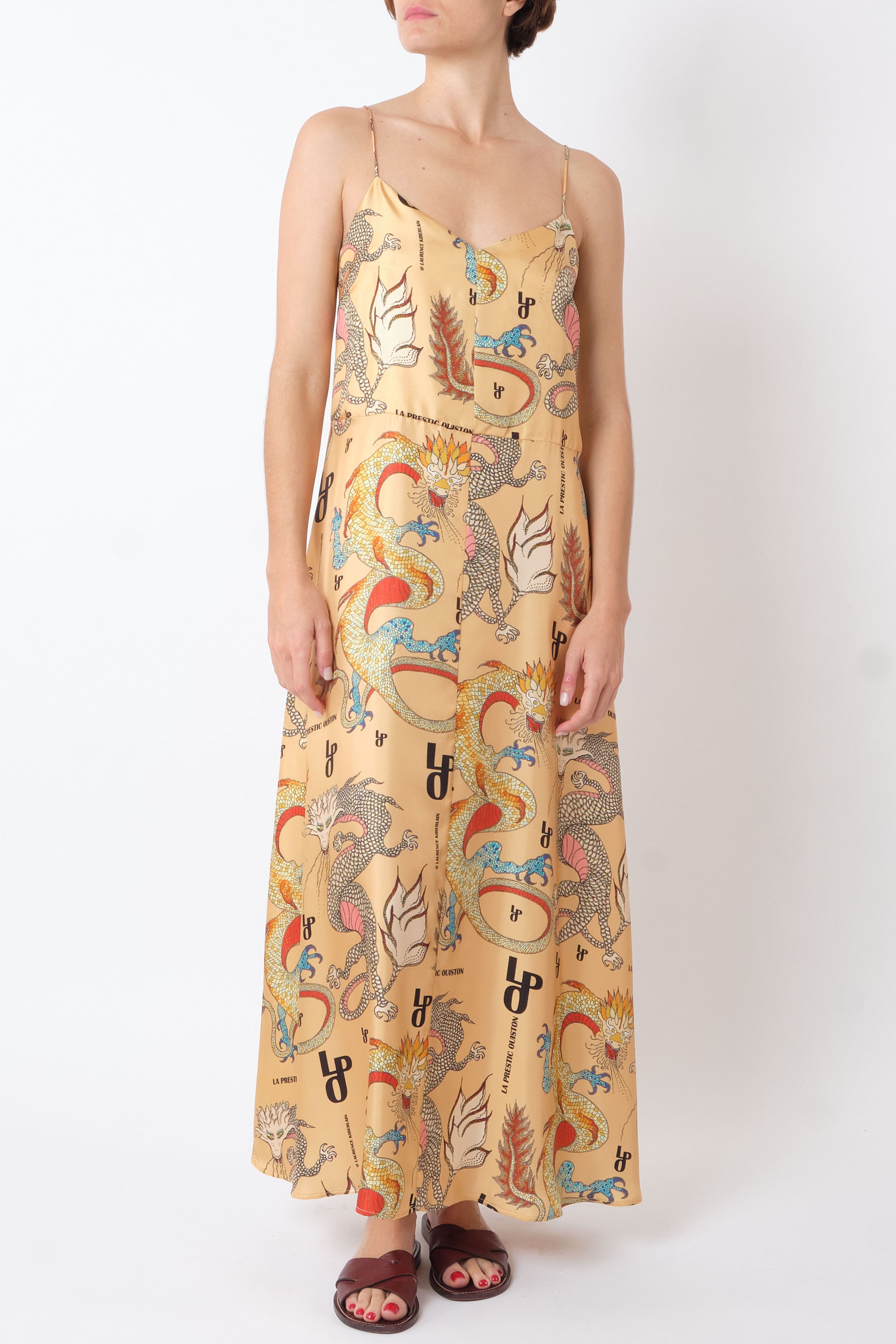 Petula Dress in Dragon LPO Blush, from La Prestic Ouiston