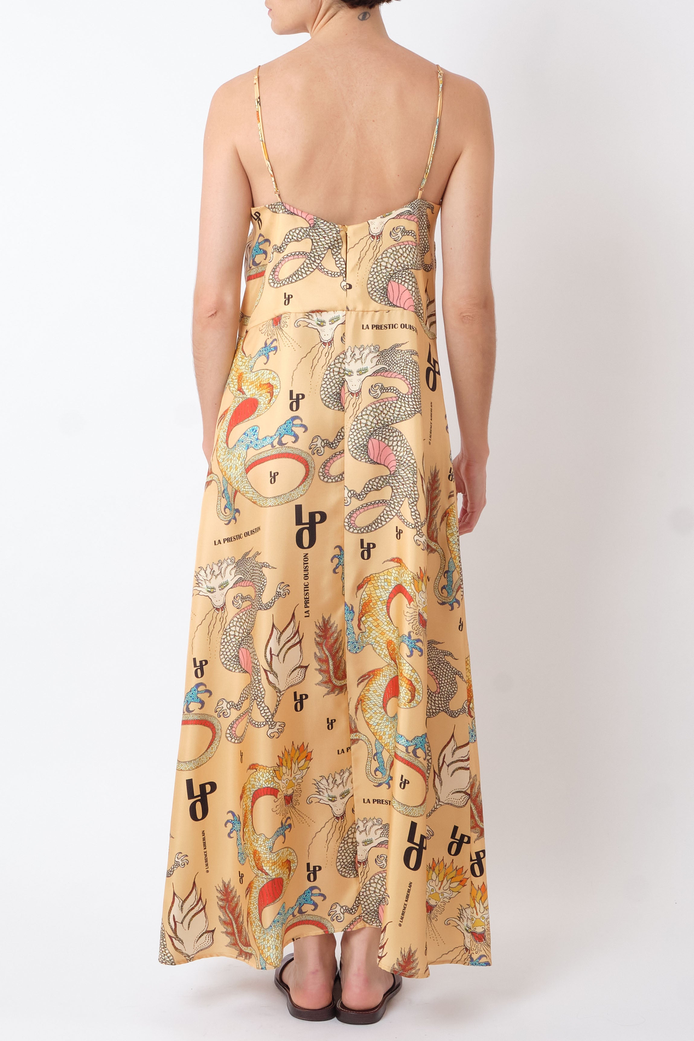 Petula Dress in Dragon LPO Blush, from La Prestic Ouiston