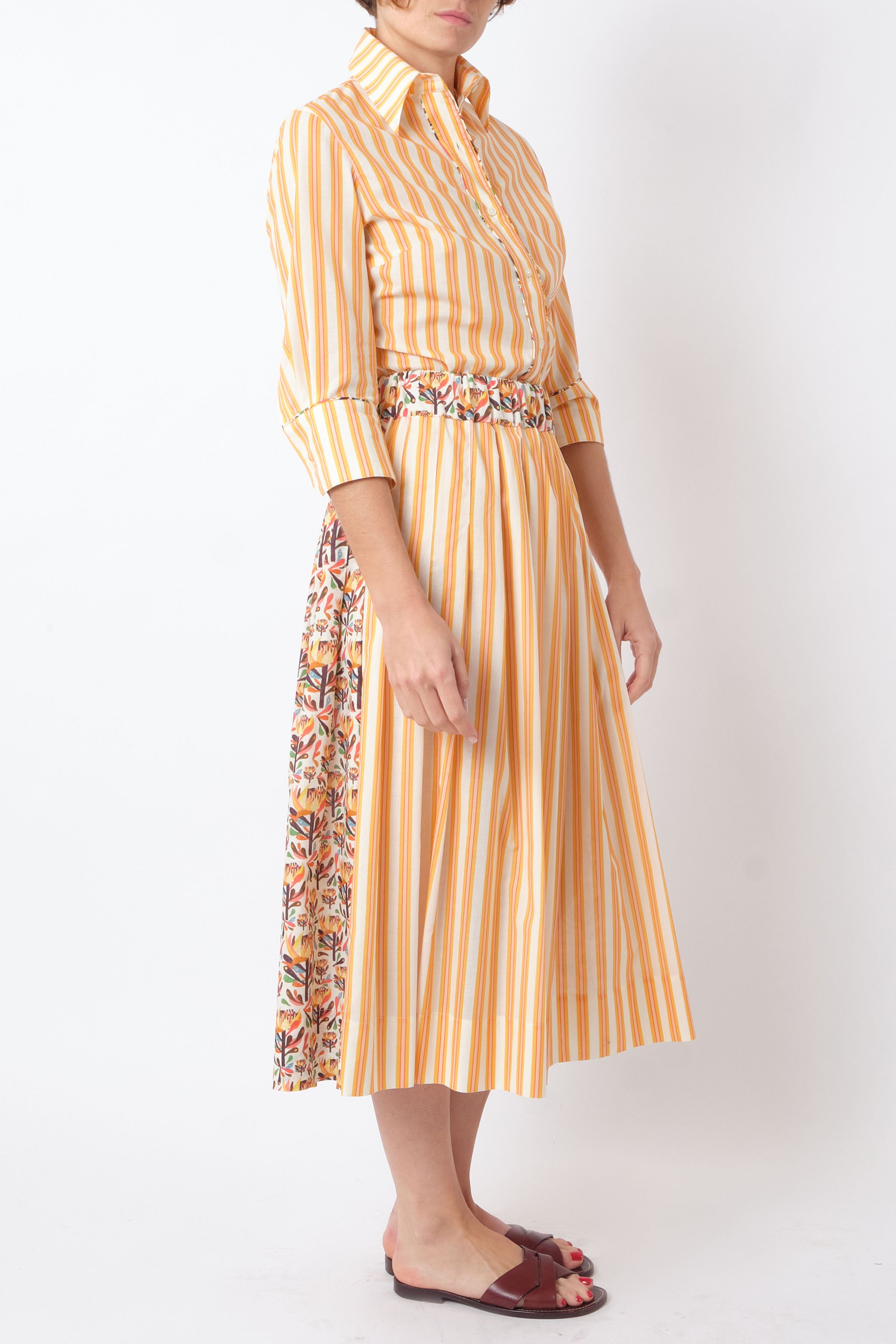 Venise Skirt in Mix Rayure, from La Prestic Ouiston