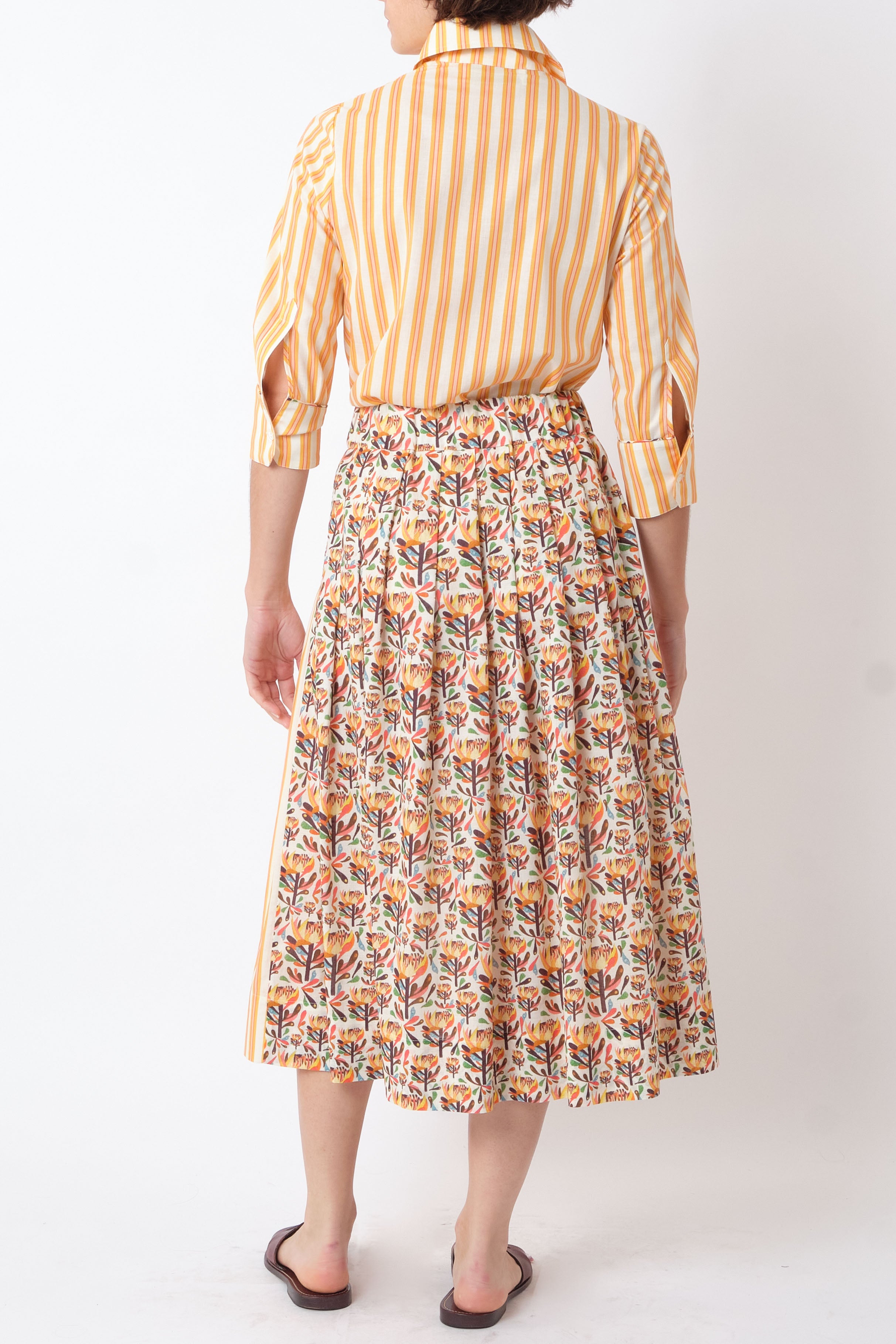Venise Skirt in Mix Rayure, from La Prestic Ouiston