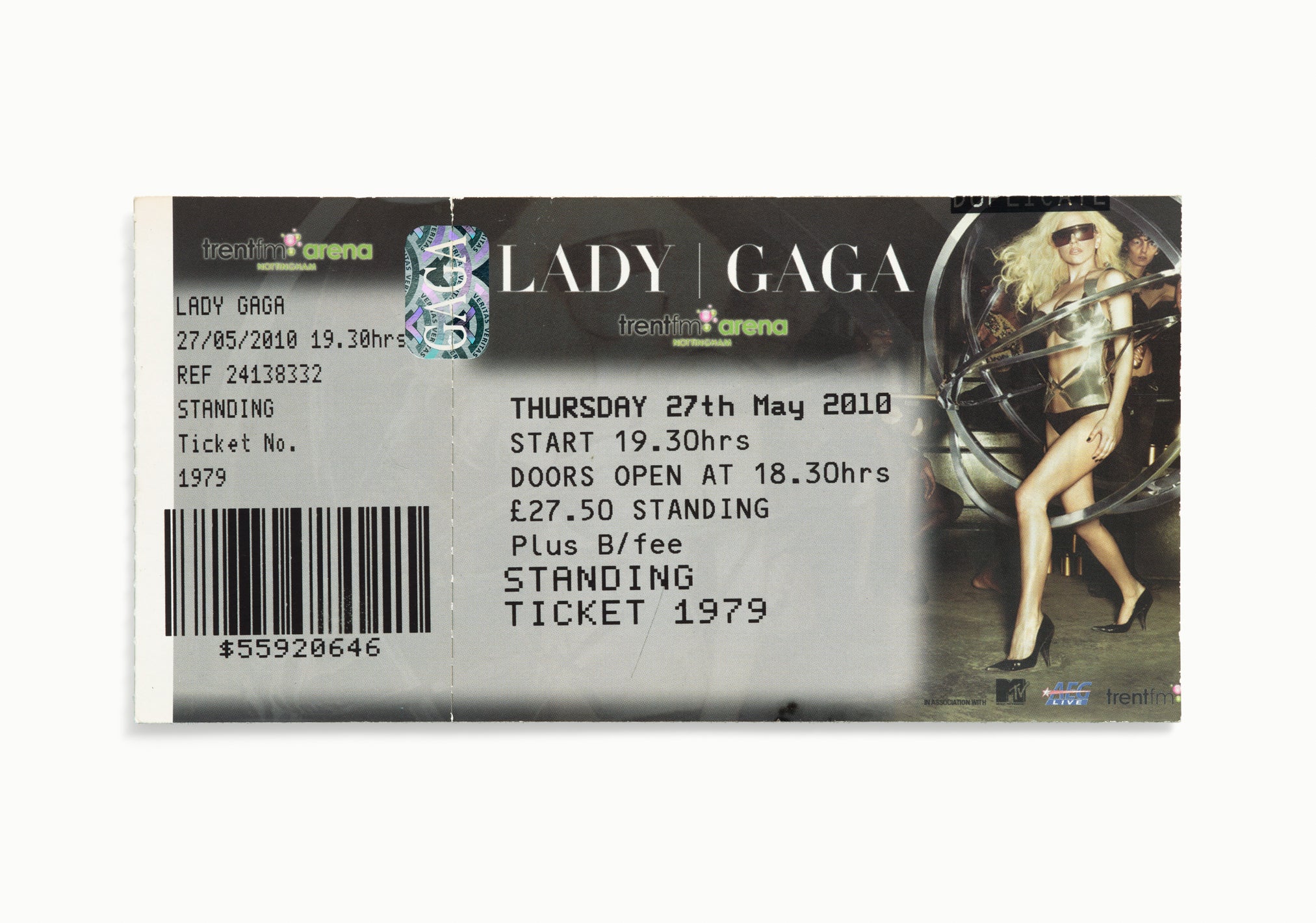 Lady GaGa, Trent FM Arena, Nottingham, UK 2010 by Blaise Hayward