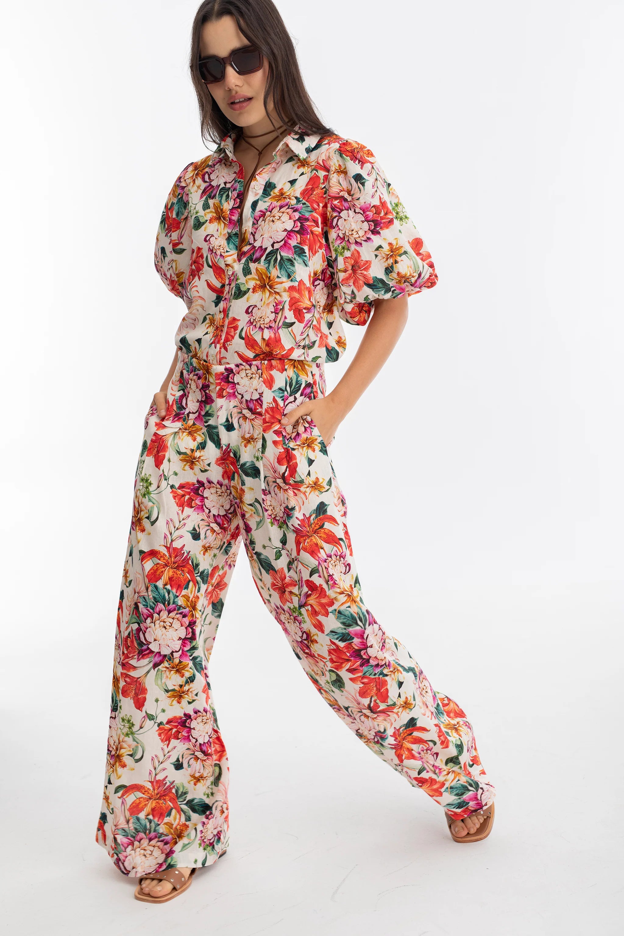 Culotte Pants in Full Bloom, from Lanhtropy