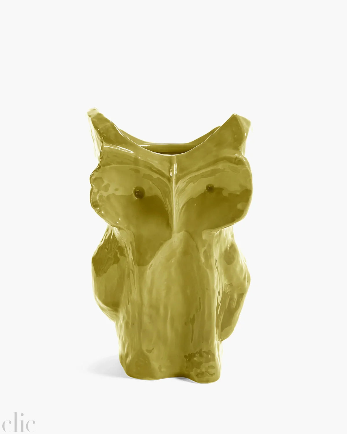 Large Owl Vase in Yellow After Midnight, from Serax