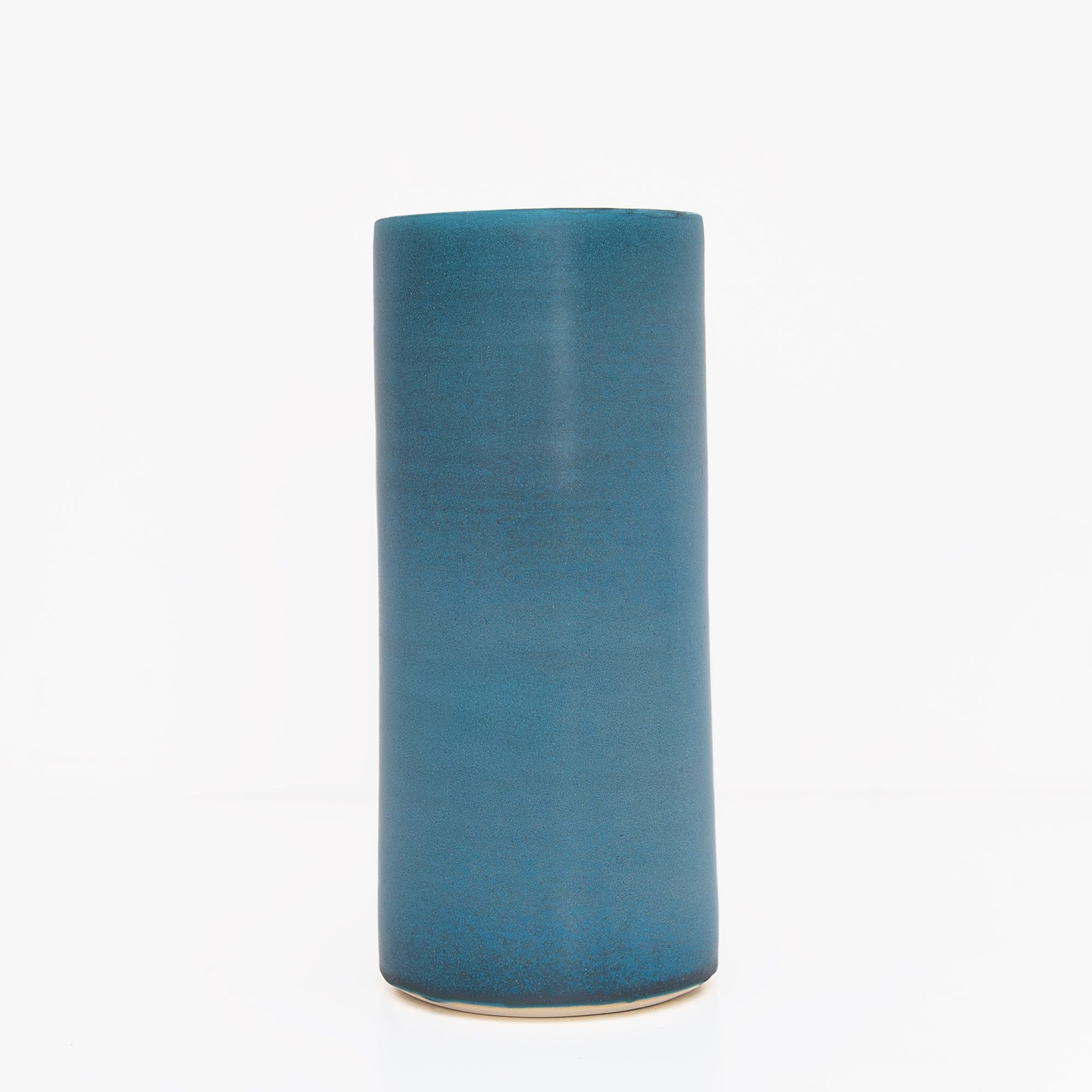 Large Tall Slim Cylinder Vase in Periwinkle, from Tracie Hervy