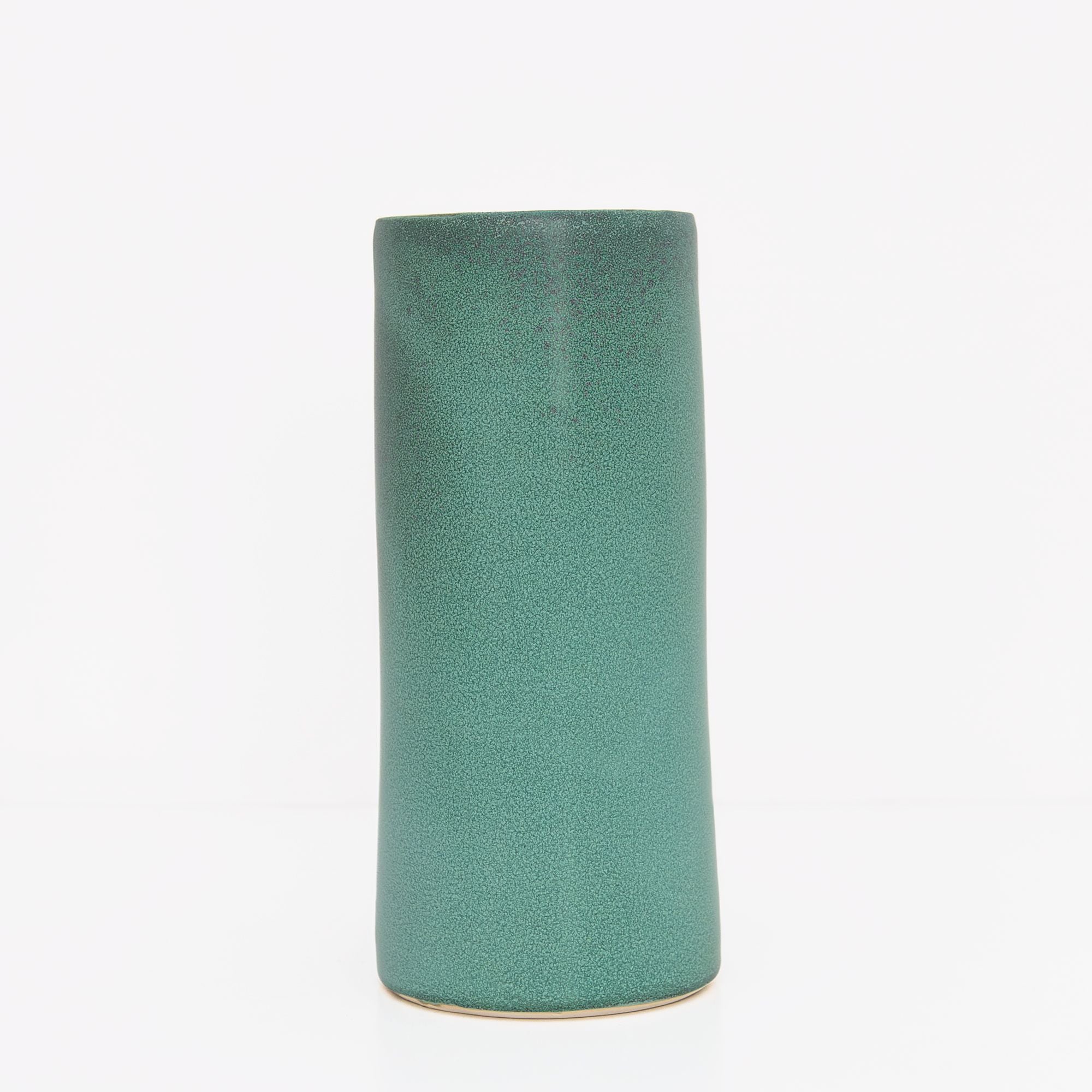 Large Tall Slim Cylinder in Turquoise, from Tracie Hervy
