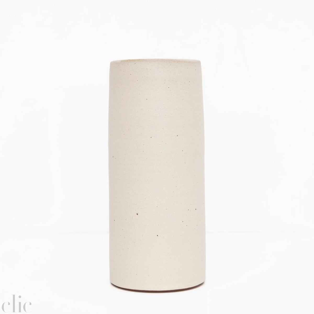 Large Tall Slim Cylinder in White, from Tracie Hervy