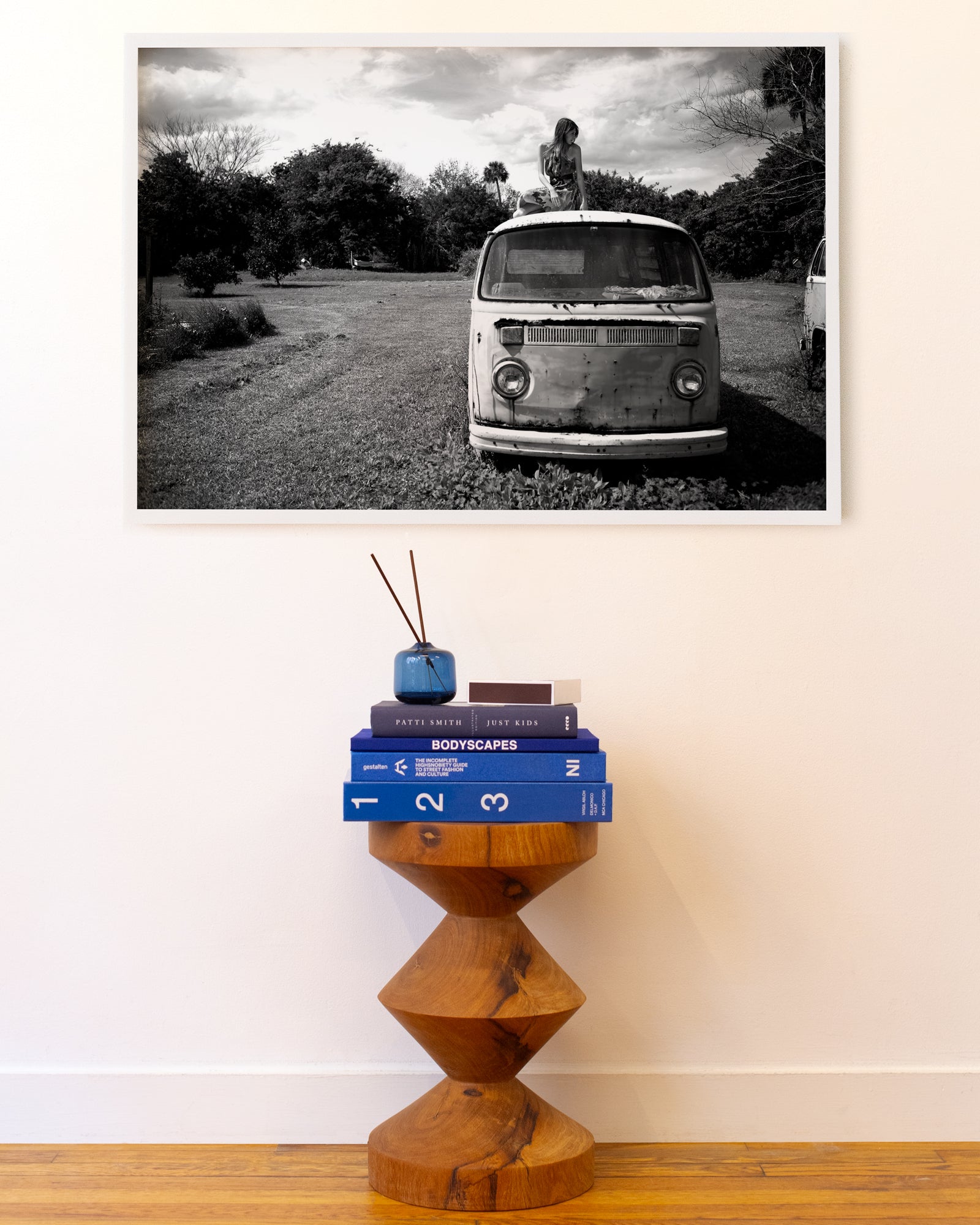 Lauren on VW bus by Charity de Meer