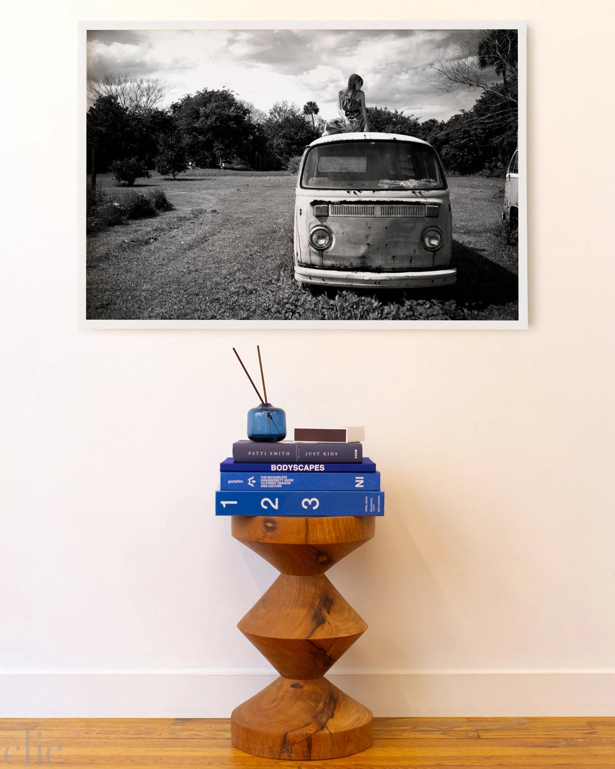 Lauren on VW bus by Charity de Meer
