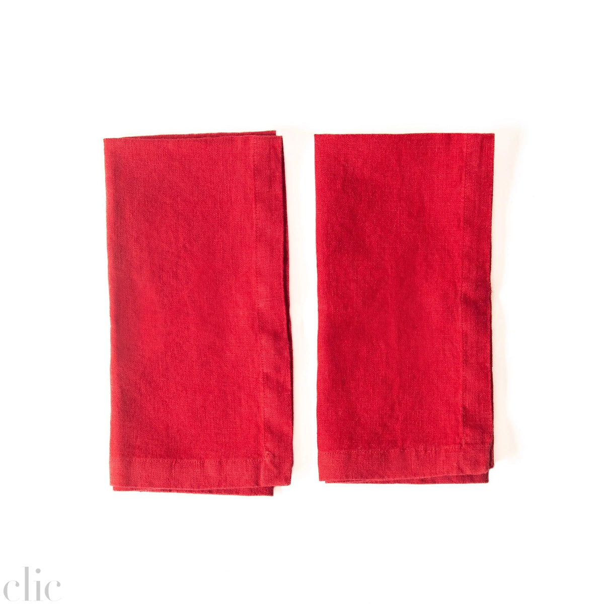 Set of 2 Lava Falls Linen Napkins 18x18, from Linen Tales