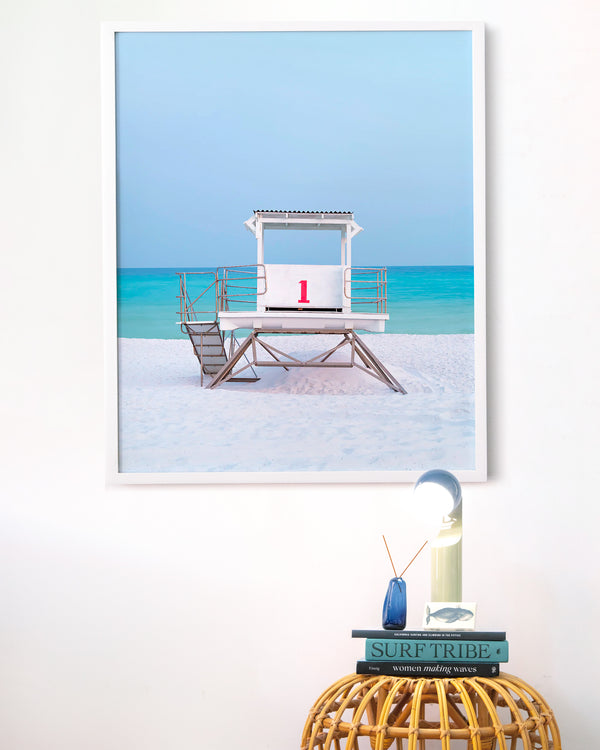 Lifeguard Tower No. 1 Pensacola Beach, Florida by Tommy Kwak