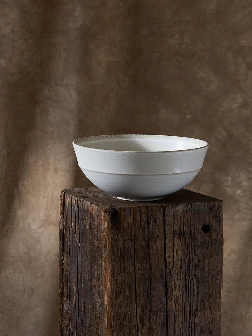 Pillar Deep Servong Bowl in Oat, from Standard Affair