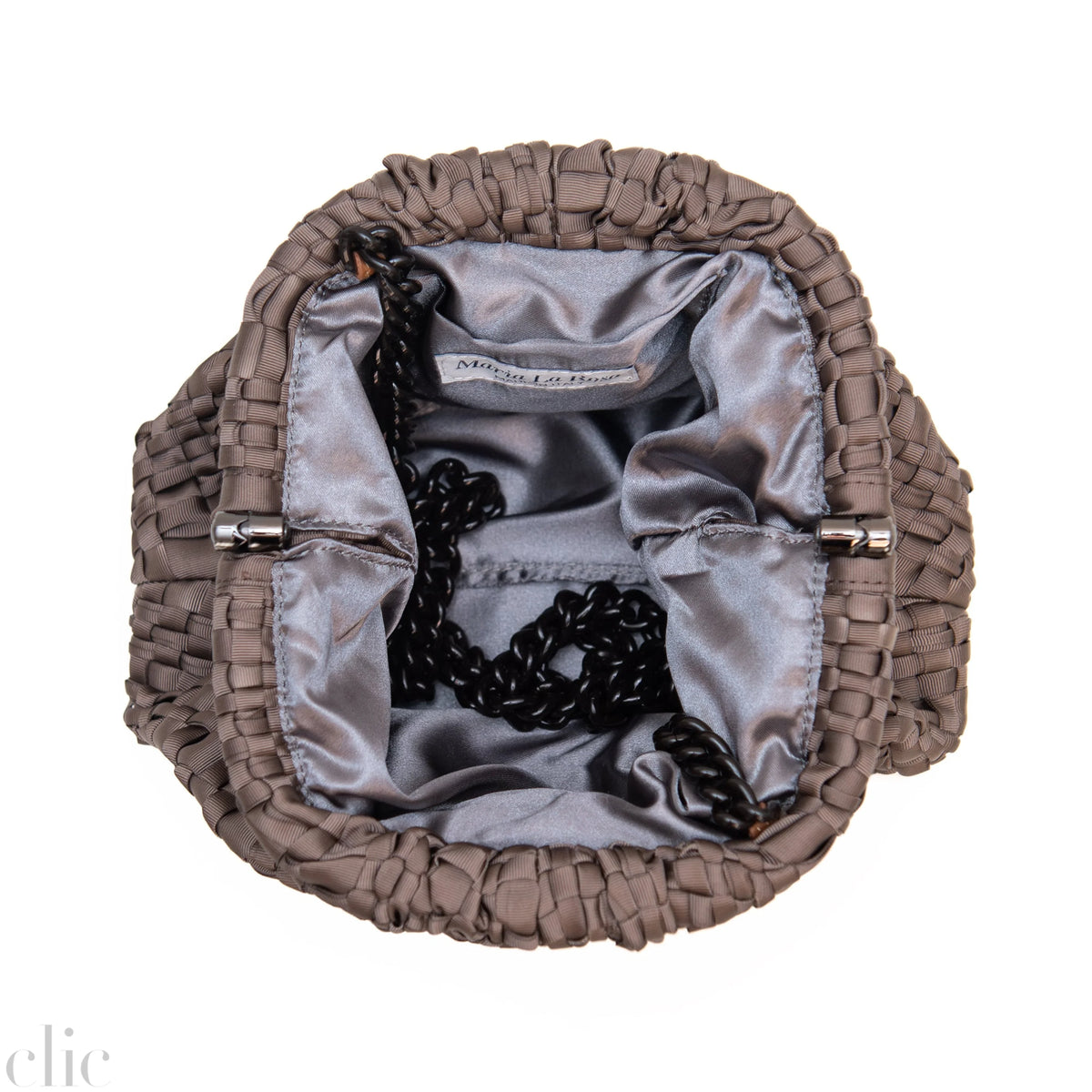 Lilia Mini Game Bag in Fango, from Maria La Rosa