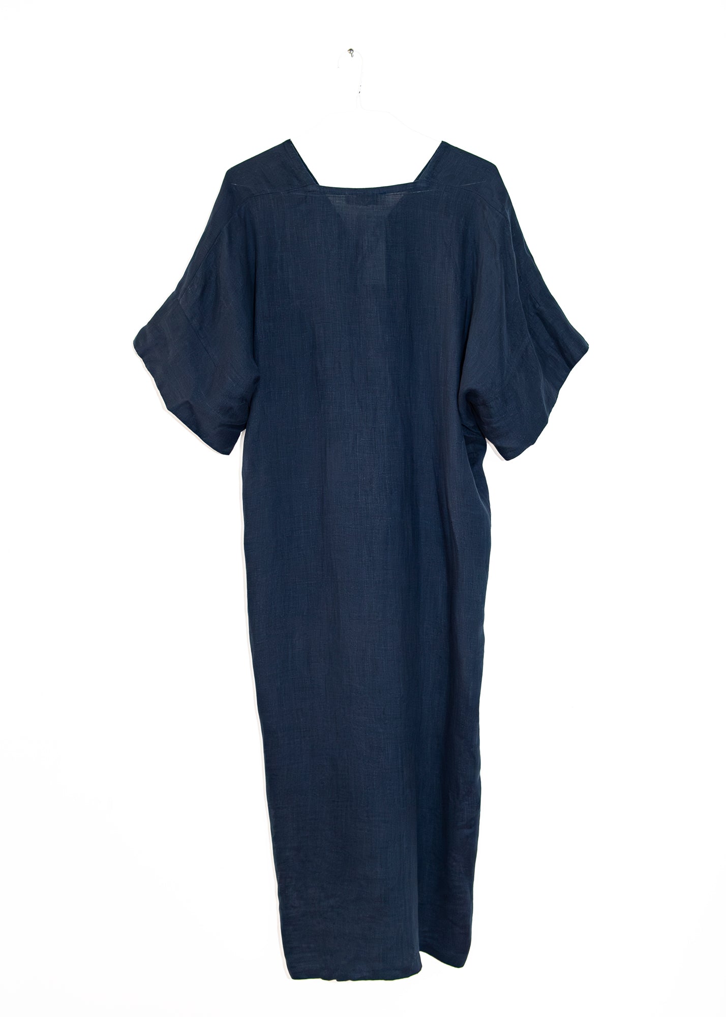 Linen Throw on Dress in Navy, from Mamene