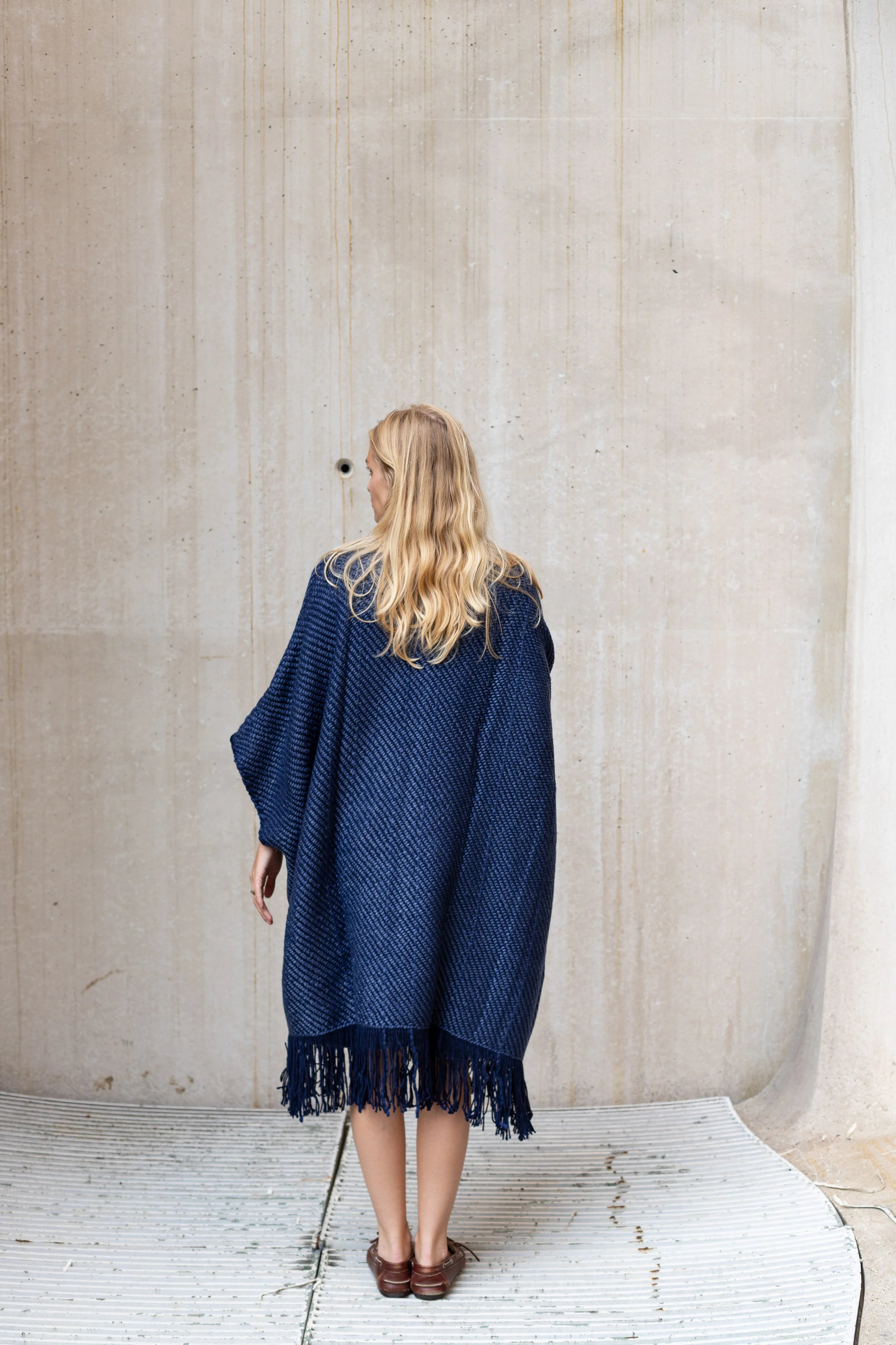 Long Clelia Cardigan in Navy, from Wehve
