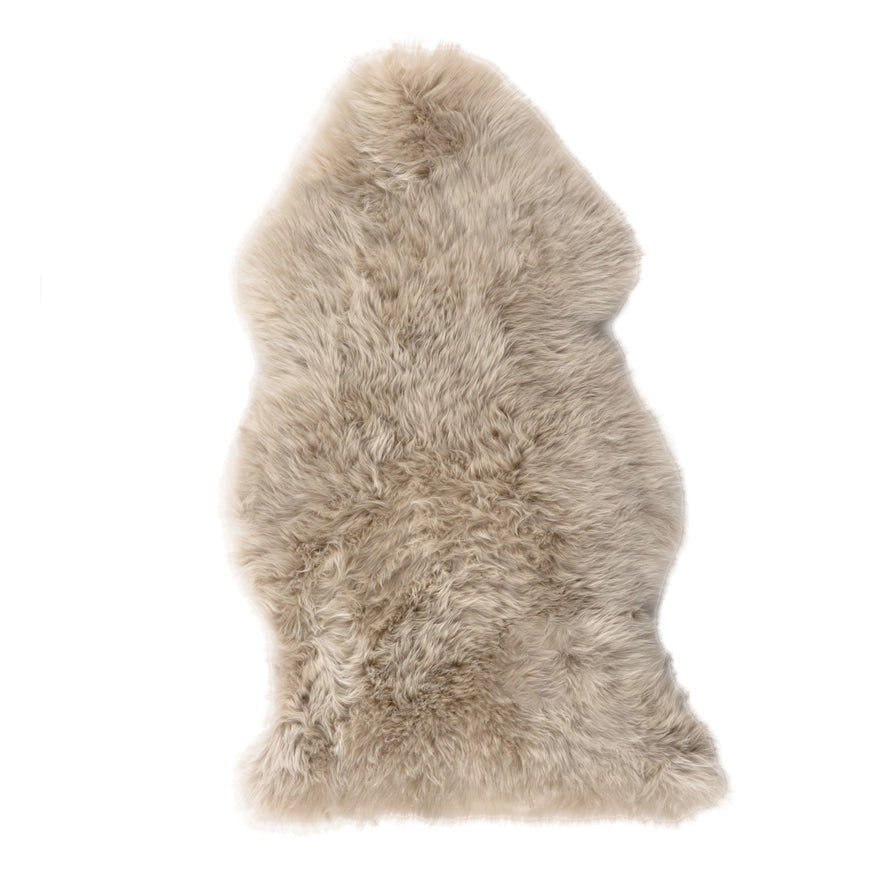 Long Wool SHeepskin in Beige, from Auskin