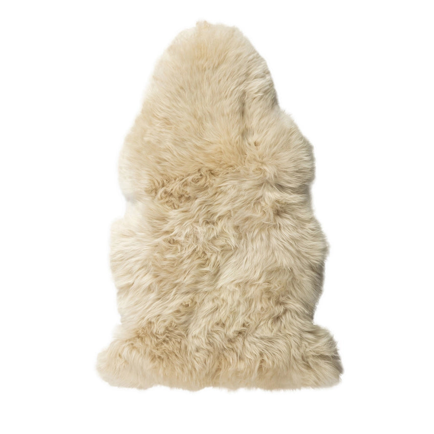 Long Wool Sheepskin in Off White, from Auskin