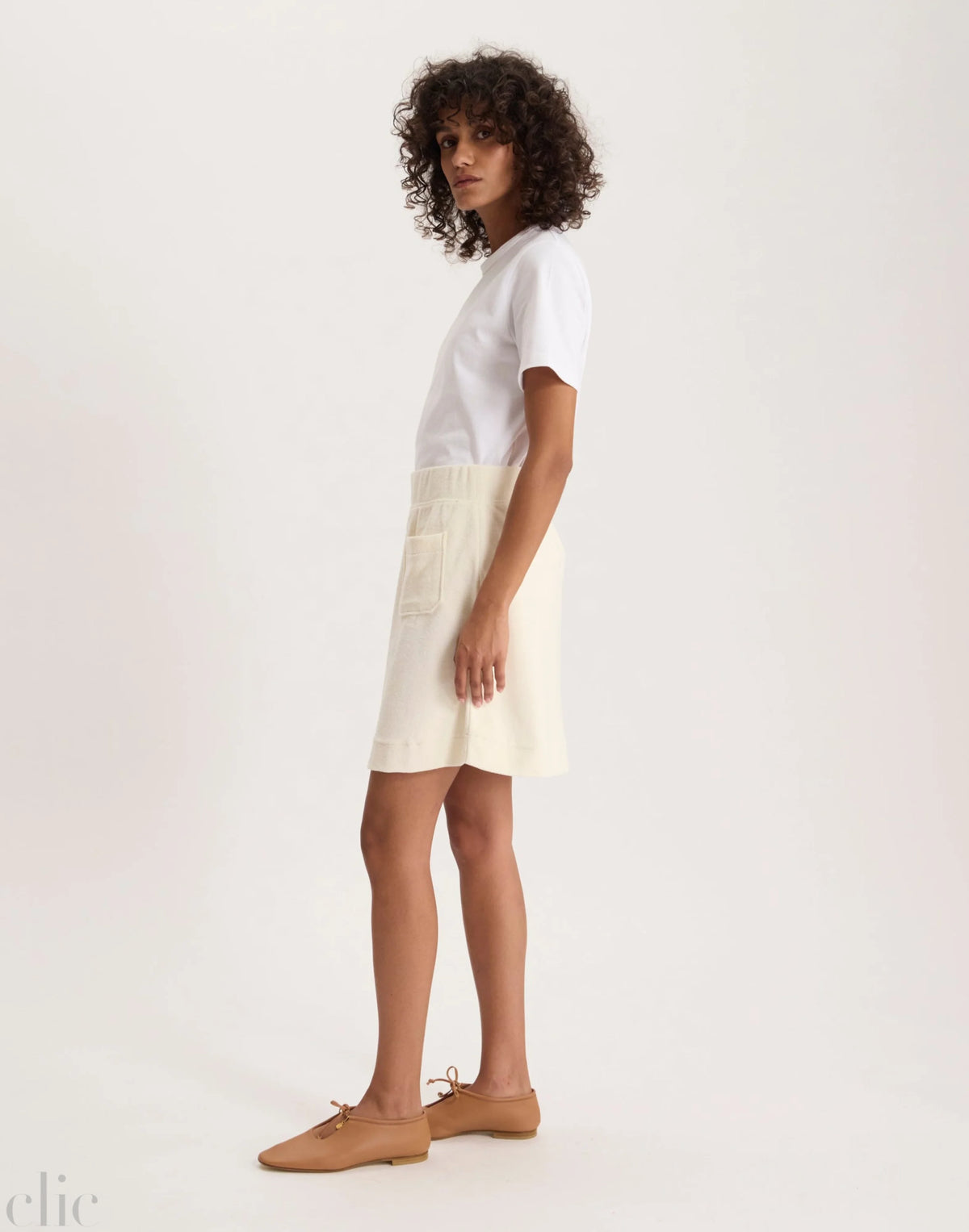 Summer Skirt in Ecru, from Ines de la Fressange