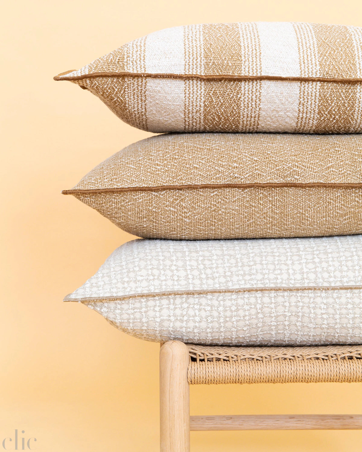 Canvas Outdoor Puglia Pillow 16 x 24 in Off White, from Maison de Vacances