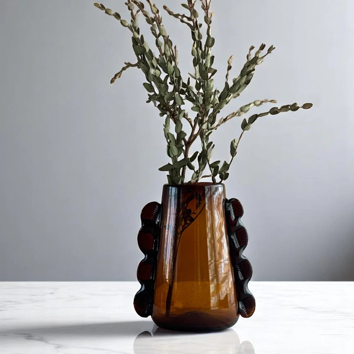 Betta Vase in Amber, from Meso