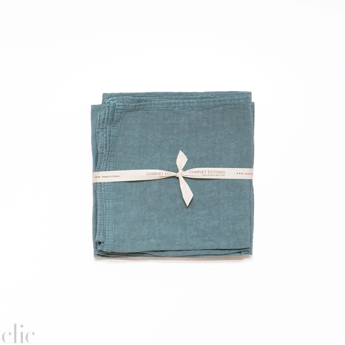 Primo Napkin in Ver Gris, from Charvet Editions