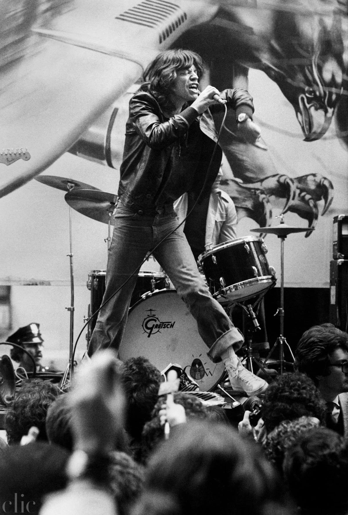 Mick Jagger in NYC by Jean Pierre Laffont