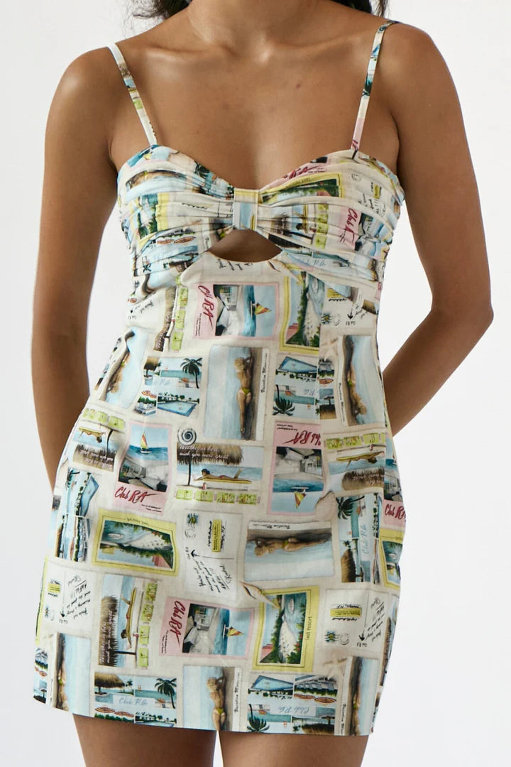 Minnie Dress in Postcard, from Rachel Antonolf
