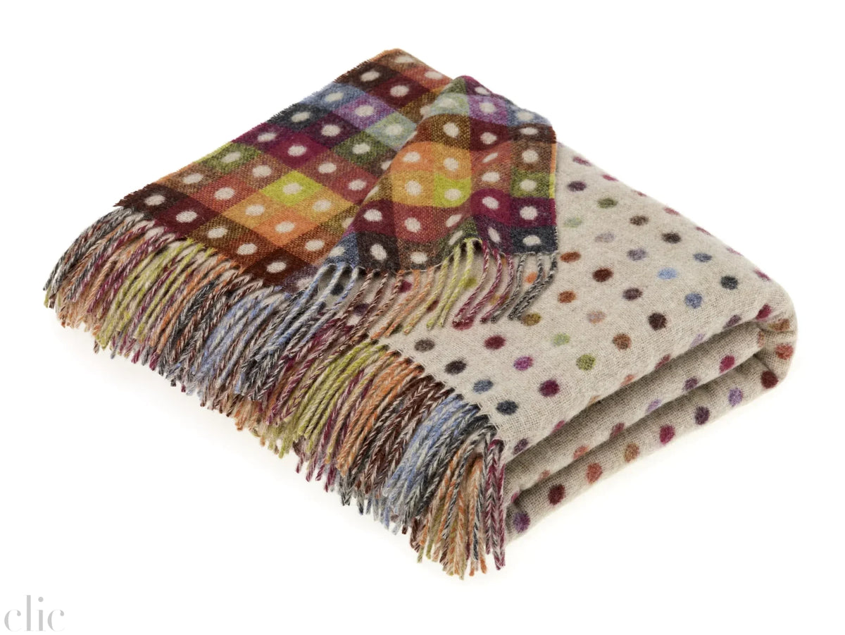 Contemporary Multi Spot Throw, from Bronte Moon