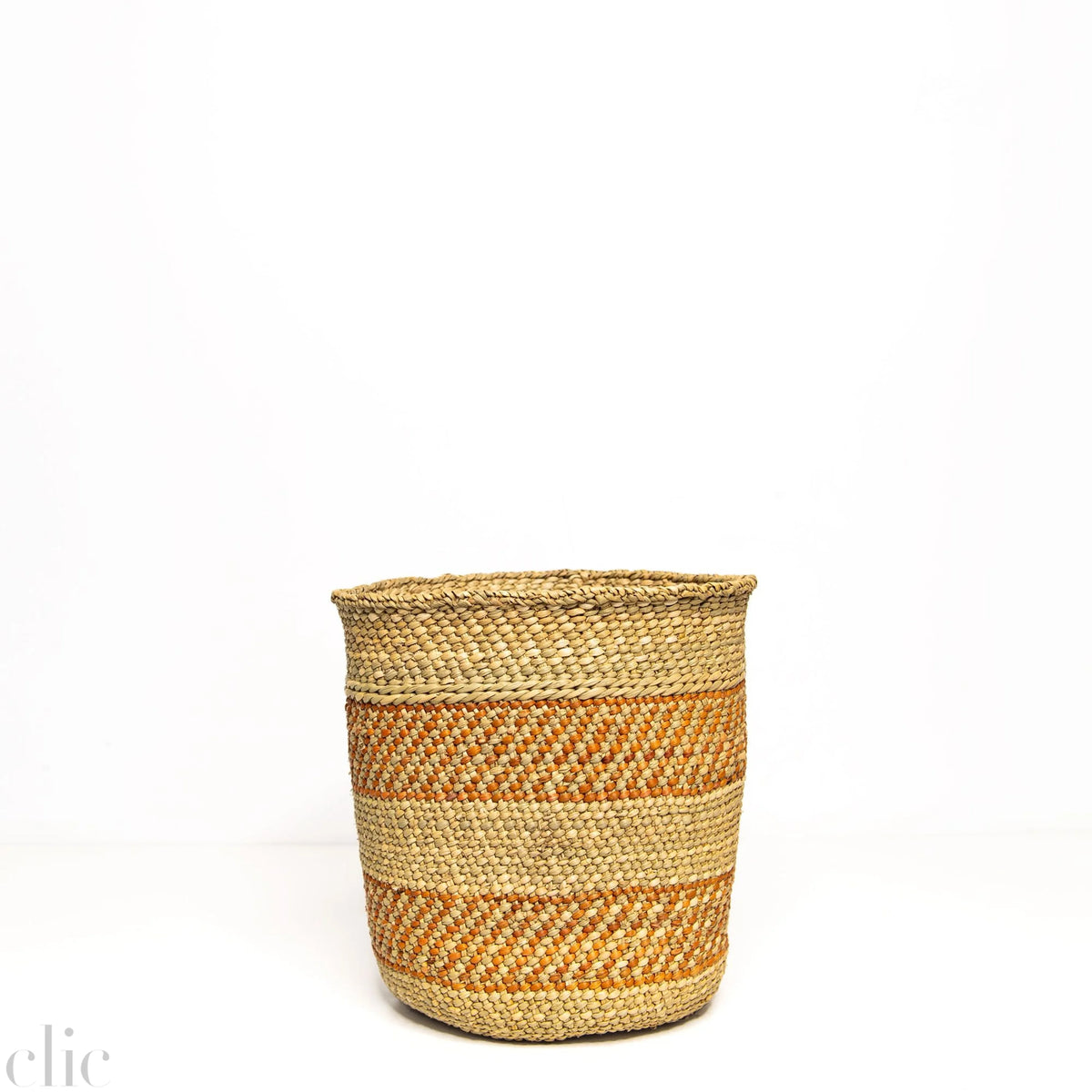 Medium Iringa Basket in Aburn Stripe