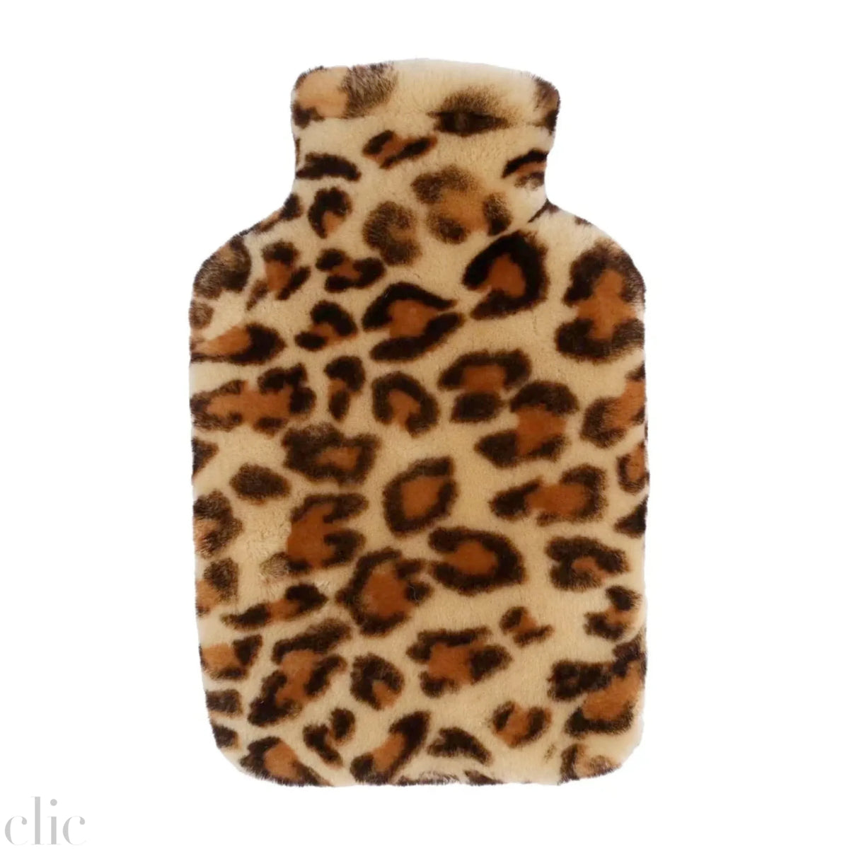 Moccasin Hot Water Bottle in Leopard