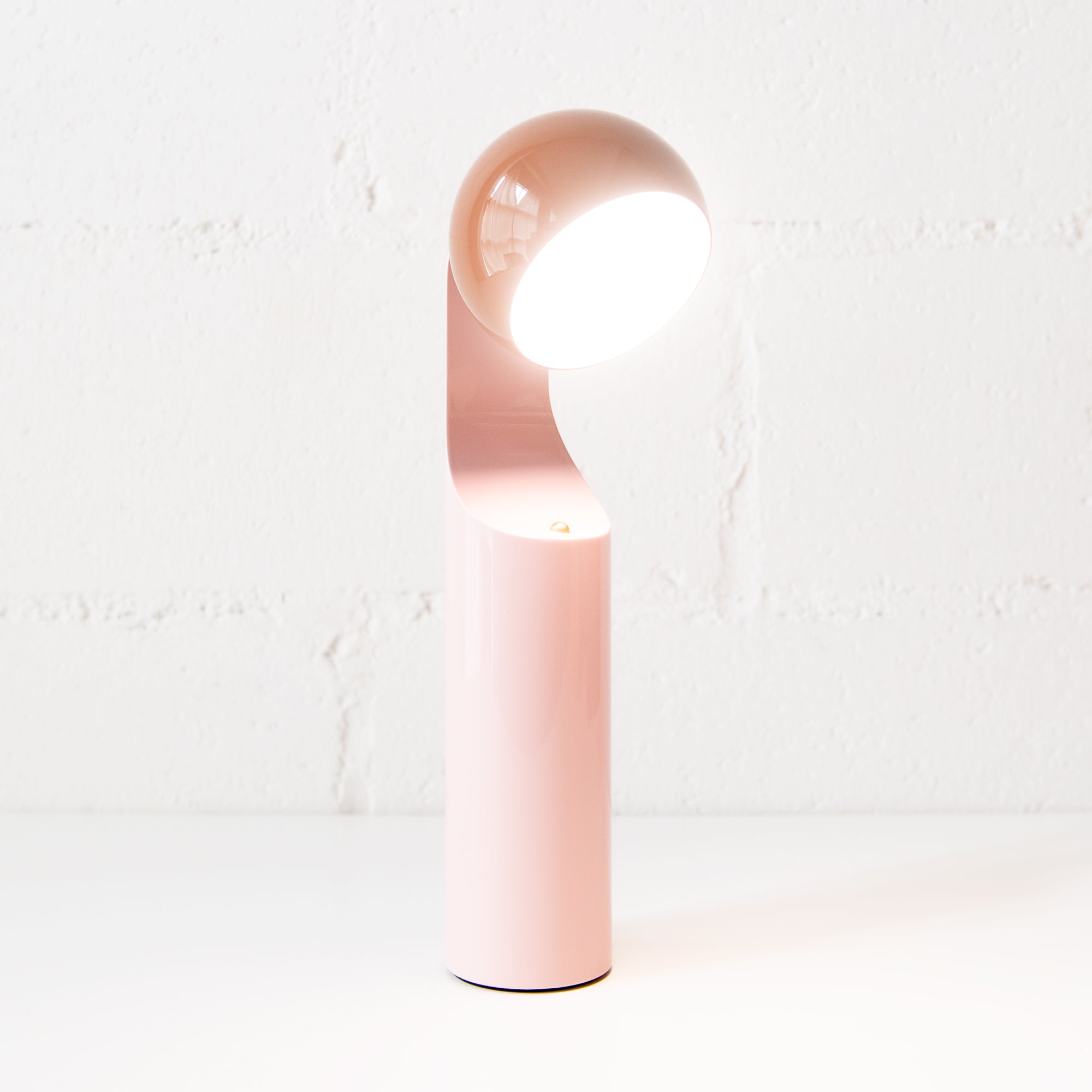 Portable Reading Lamp in Nutshell & Cameo Brown