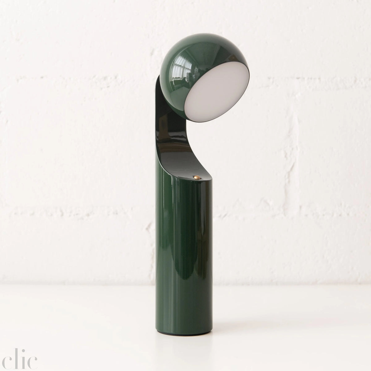 Portable Reading Lamp in Forest Green