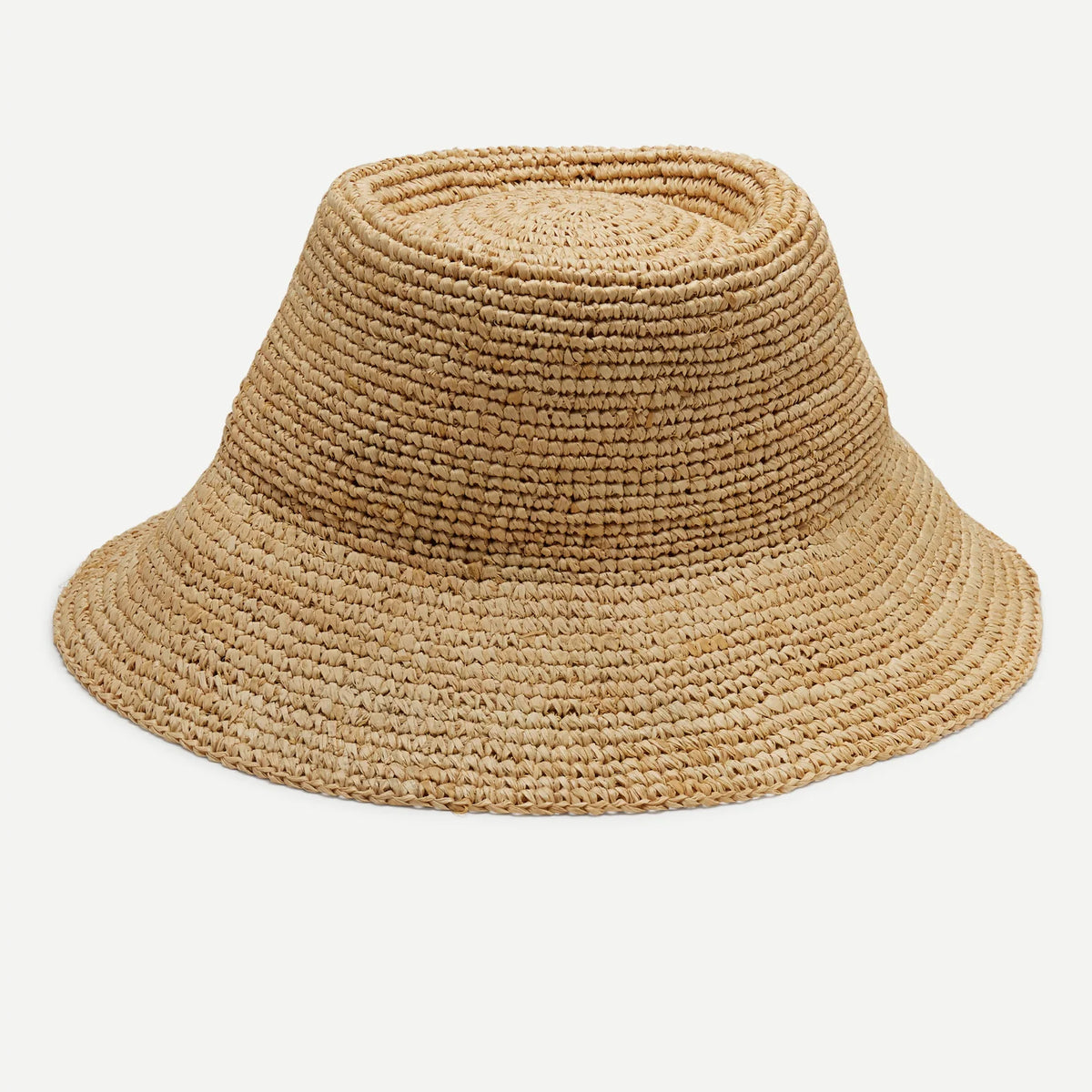 Wyeth by Todd Magill Natural Woven Hat Aden Raffia Bucket Hat in Natural main image 2