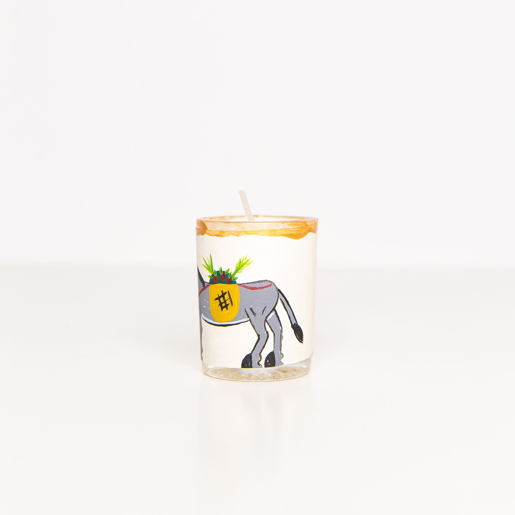 Donkey Votive Candle, from Riversong