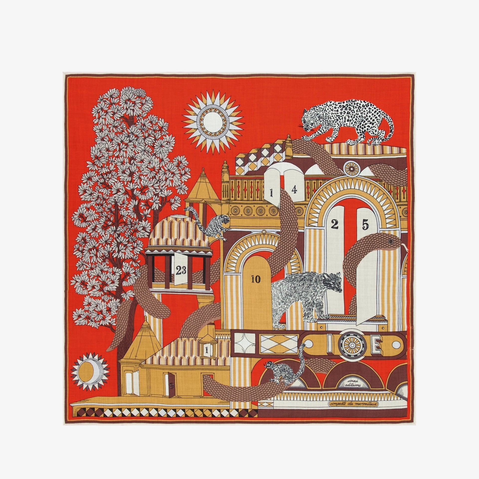 Carre 100 Nicolas in Red, from Inoui Editions