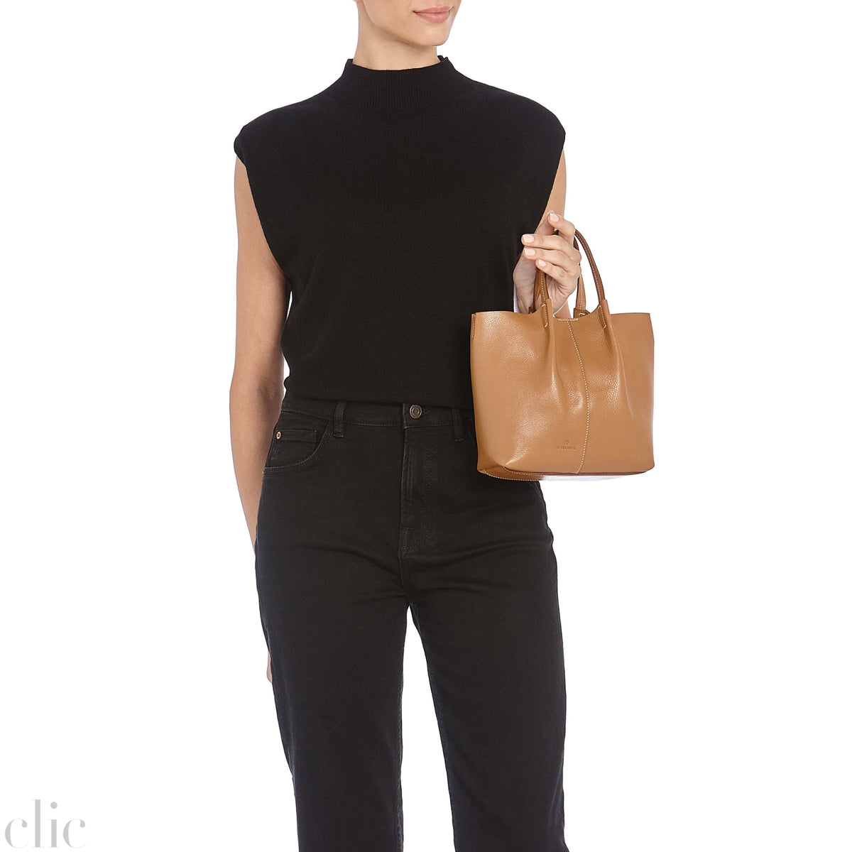 Nina Crossbody Bag in Gianduia, from IL Bisonte
