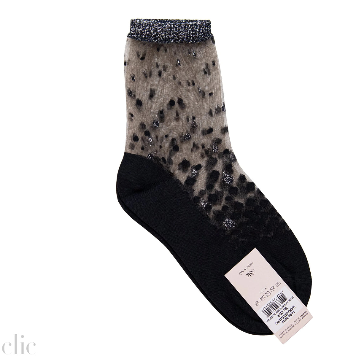 Nakamegura Socks in Silver, from Atelier St Eustache