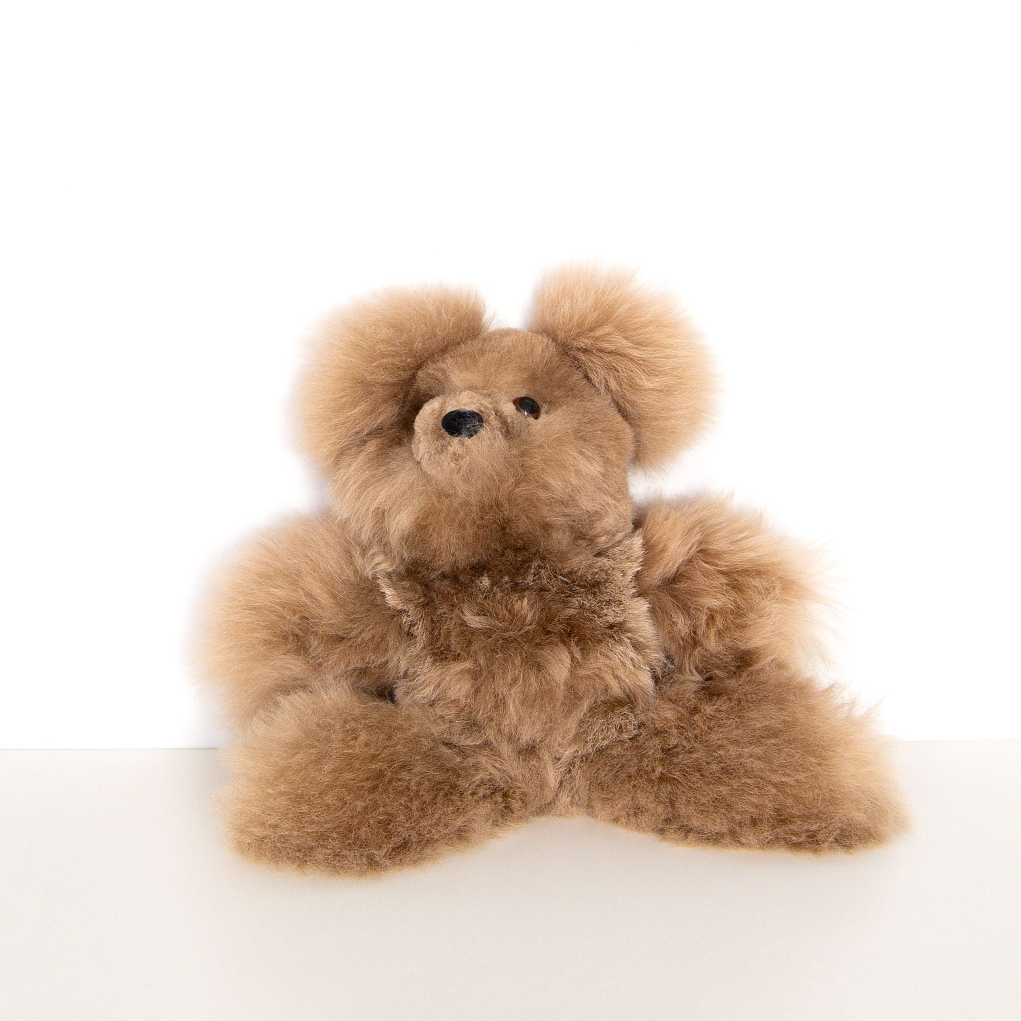 Plush Teddy Bear in Taupe, from La Tierra