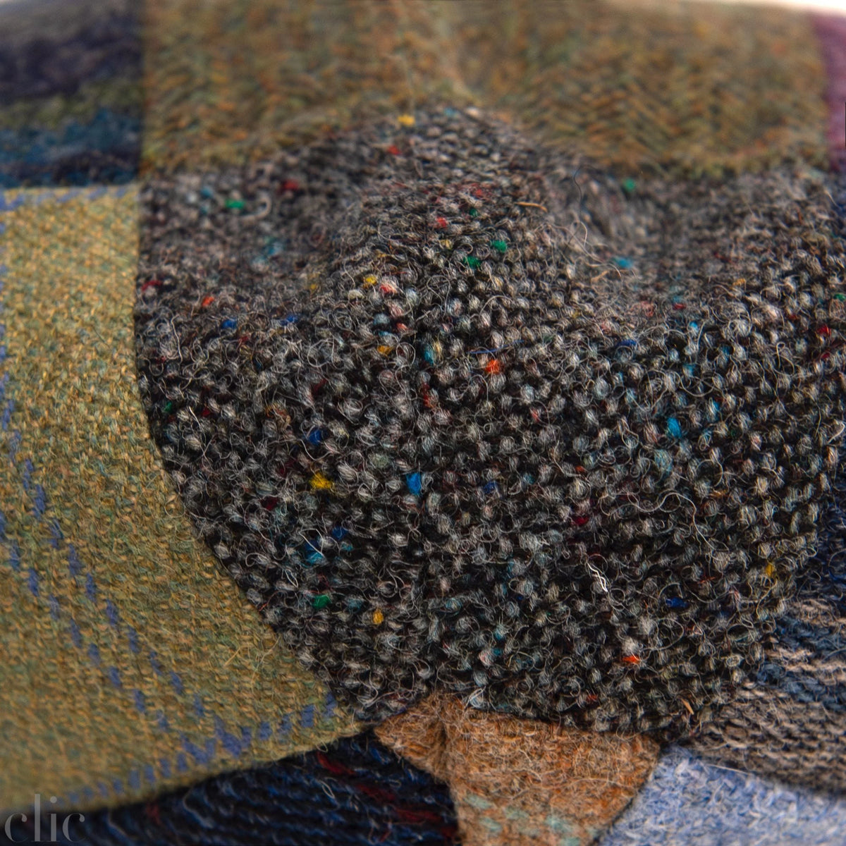Vintage Tweed Patchwork Cap, from Hanna Hats