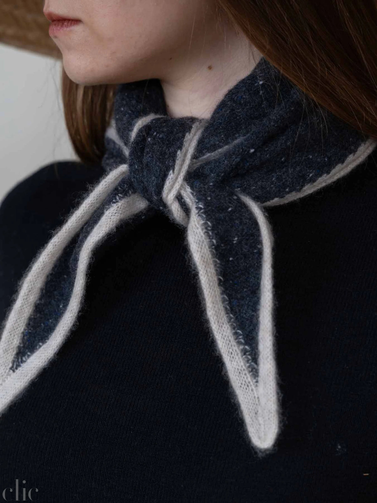 Cashmere Scarf in Charcoal, from Oats & Rice
