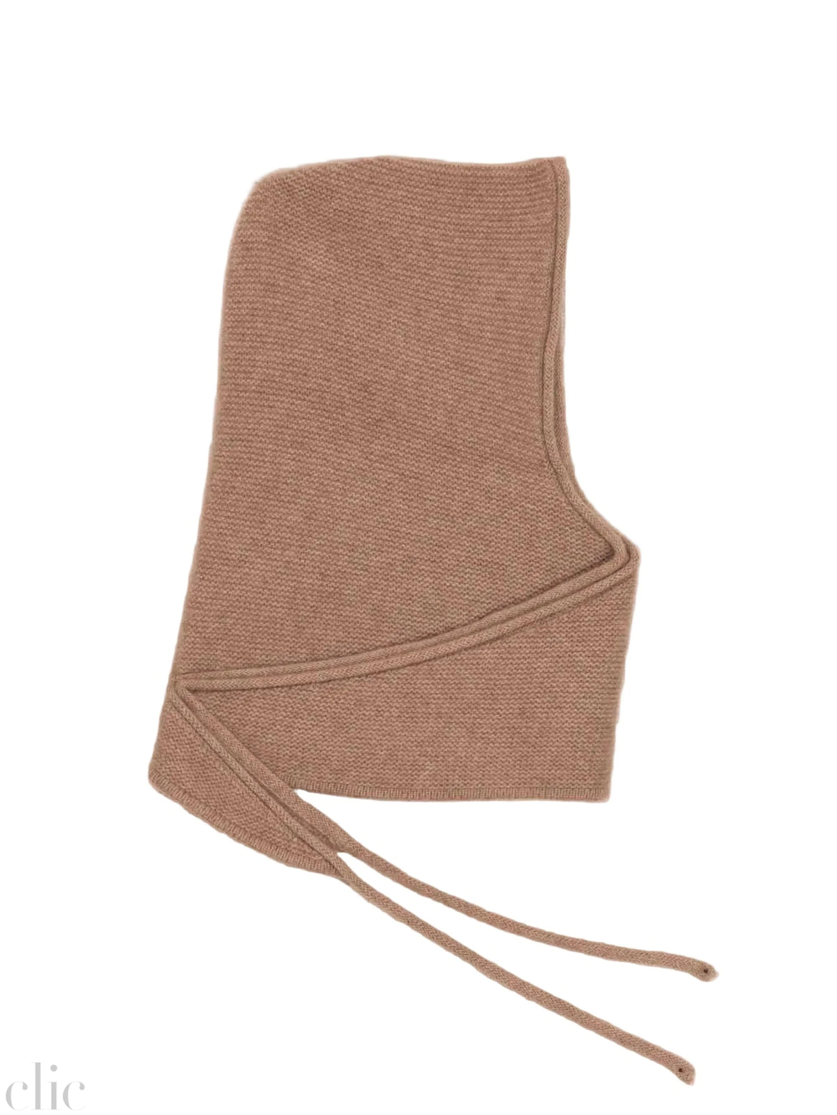Cashmere Hooded Scarf in Beige, from Oats & Rice