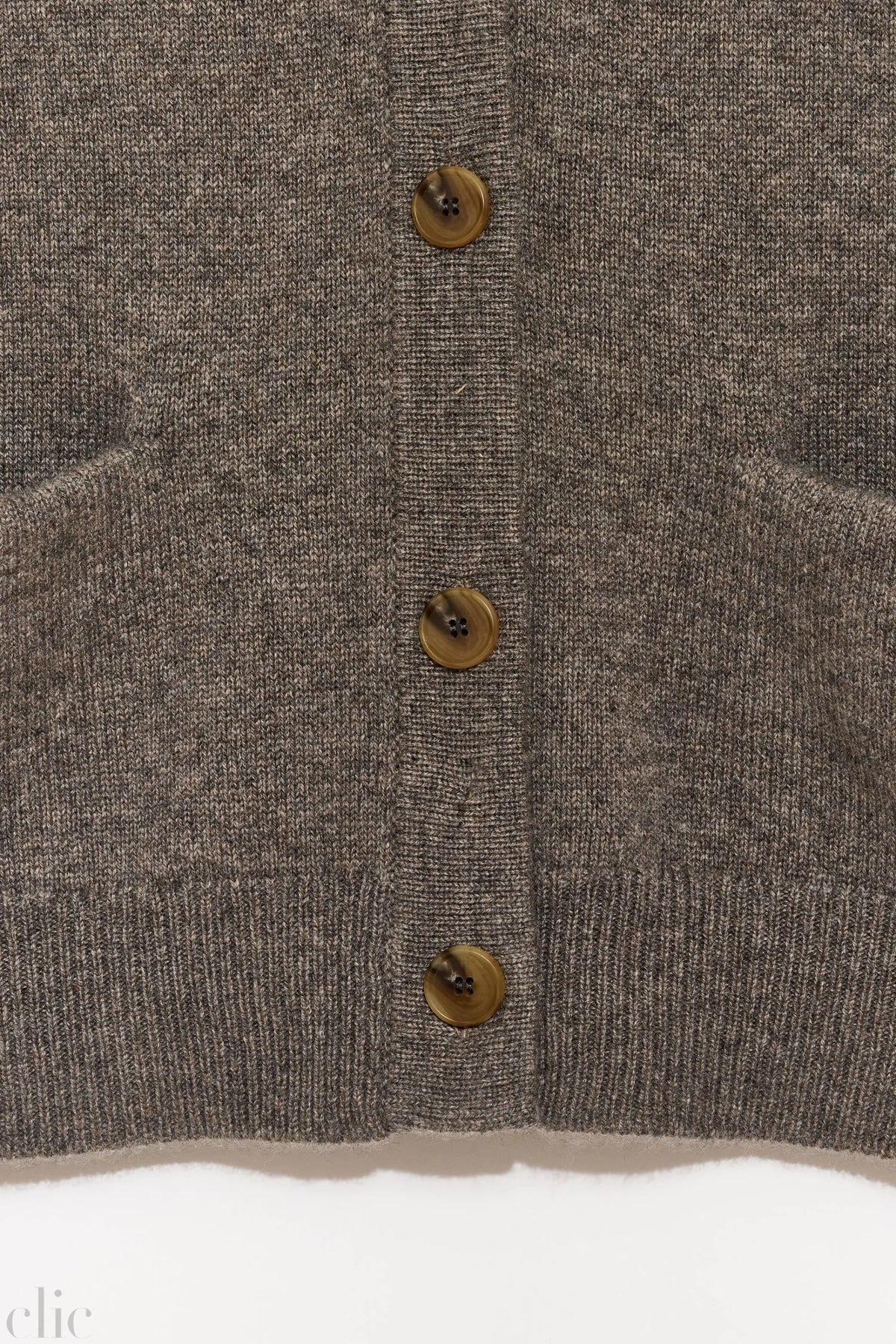 Baez Cashmere Cardigan in Otter, from Organic by John Patrick