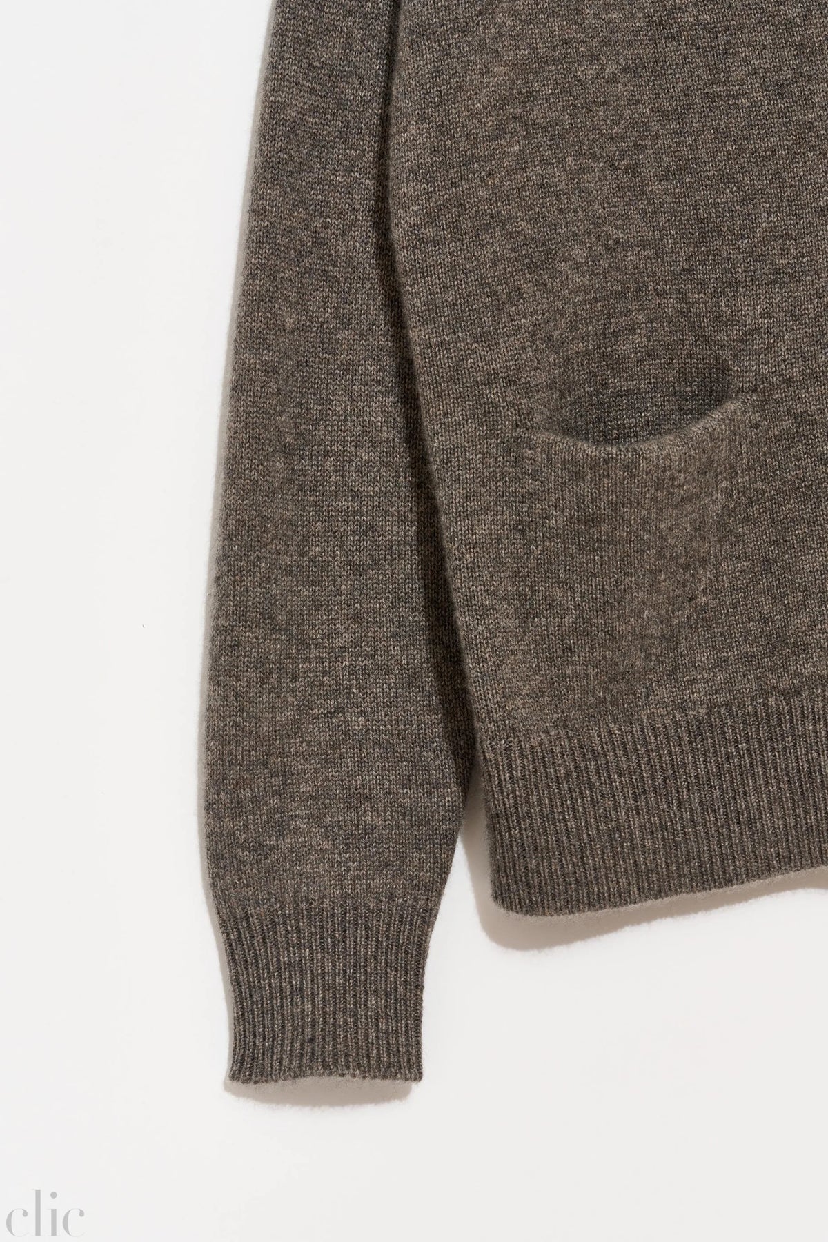 Baez Cashmere Cardigan in Otter, from Organic by John Patrick