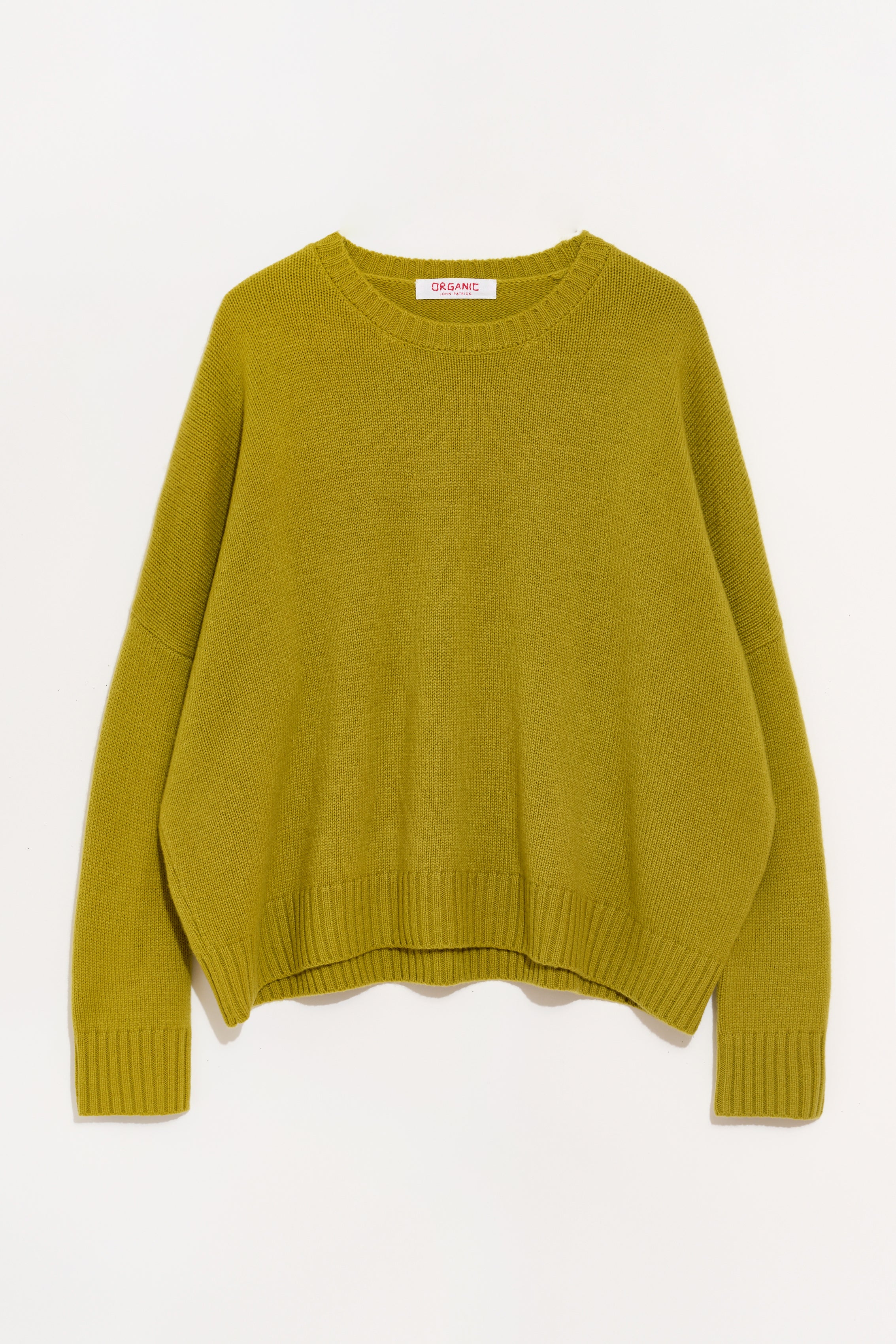 Wide Pullover Cashmere in Olive, from Organic by John Patrick