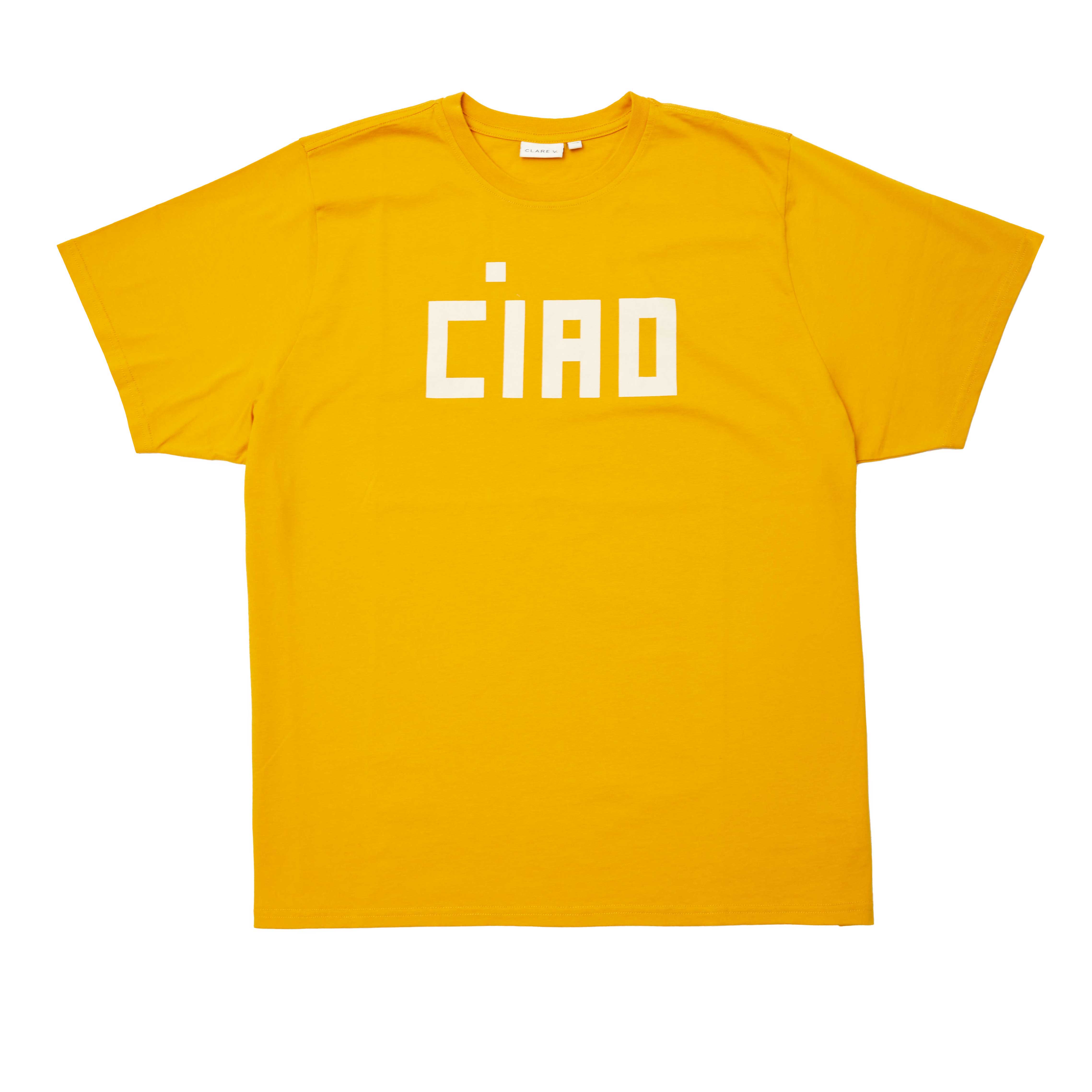 Ciao Original Tee in Marigold, from Clare V
